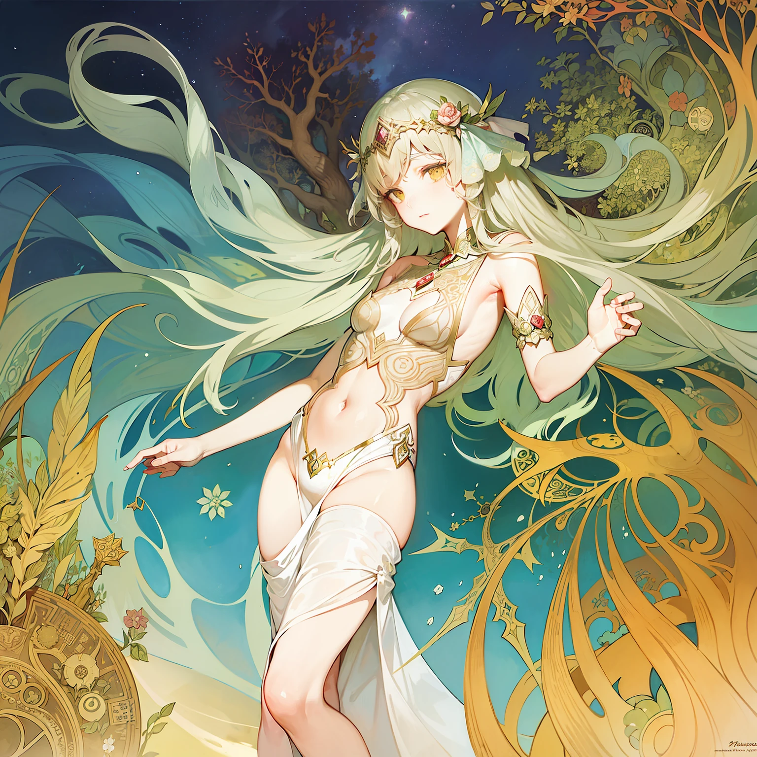 by mucha, Virginia Frances Sterrett , Charles Doyle, Mikhail Vrubel Anime wondrous strange Whimsical Sci-Fi Fantasy Optics of representation Structure of the project Poetry, technology, death Loss of Land Poplar tree and bread meat meridian