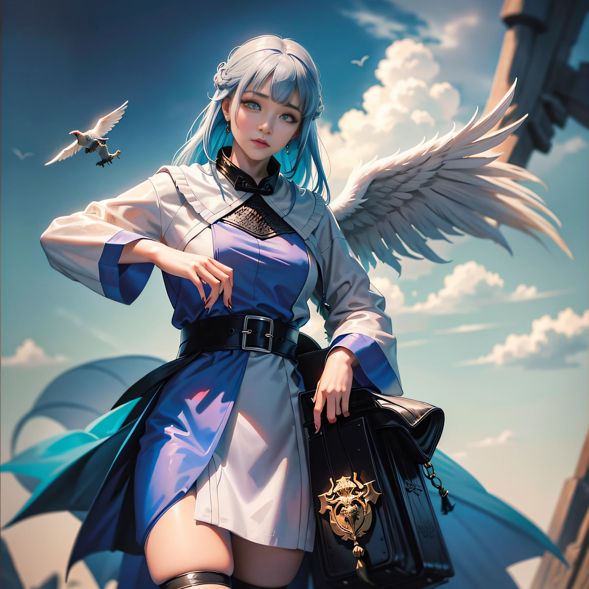 Chinese mythology, a wolf with colorful wings, colorful clouds
Negative prompt: circle, mountain, easynegative
Steps: 30, Size: 768x768, Seed: 169007305, Version: v1.5.1, Sampler: DPM++ SDE Karras, CFG scale: 5, Model hash: bad6f46c39, Hires steps: 8, "easynegative: c74b4e810b03", Hires upscale: 2, Hires upscaler: SwinIR_4x, Denoising strength: 0.4