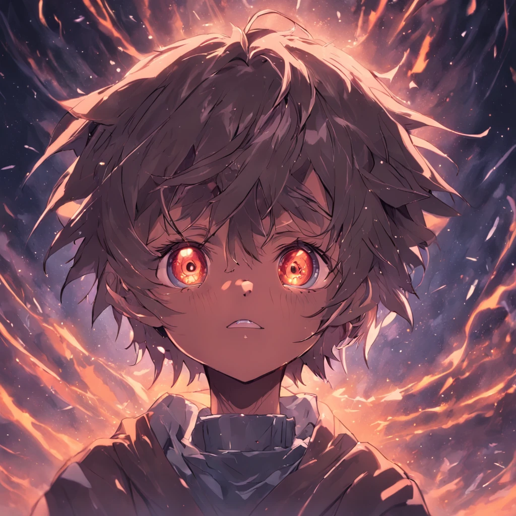 stupidity,dementia,a dark tanned skin,His big eyes glowed with clarity,whaite hair