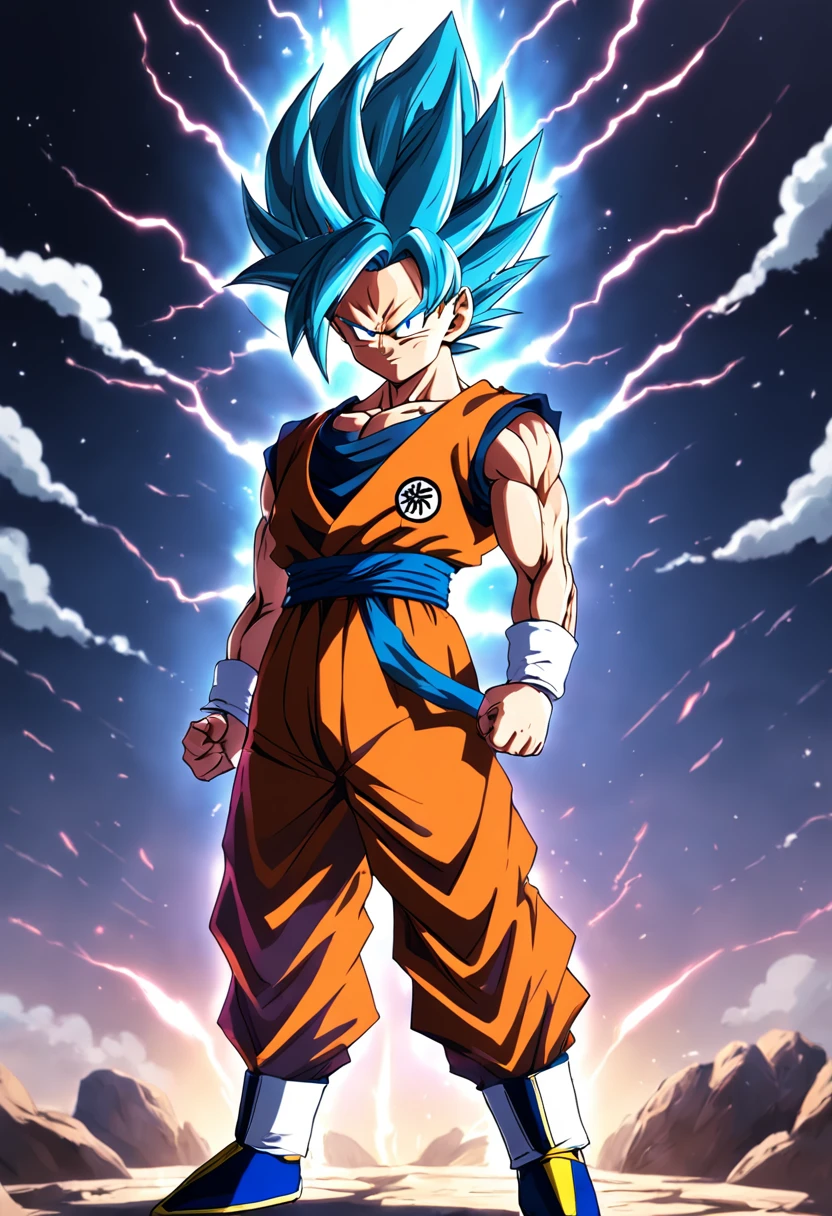 Vegetto Super Saiyan Transformation Arms Crossed