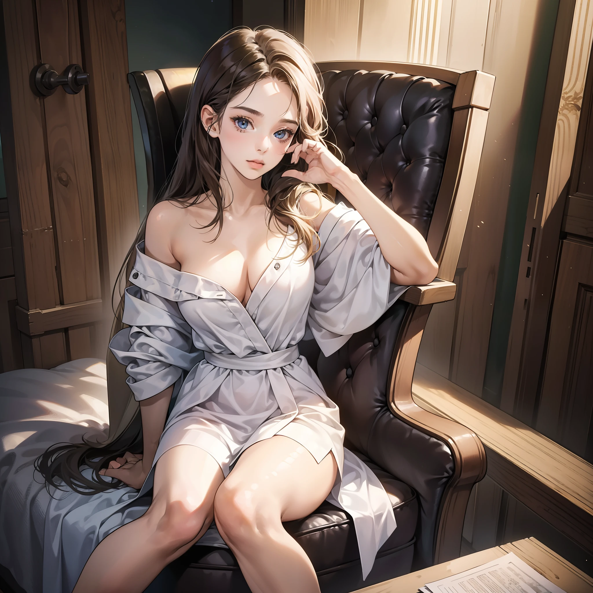 (1girl:1.3),realistic photograph, photorealistic:1.4
official art, ultra detailed, beautiful and aesthetic, beautiful, masterpiece, best quality, sitting down, spread legs, hands behind head,
big breasts,(naked), fingers spreading open,