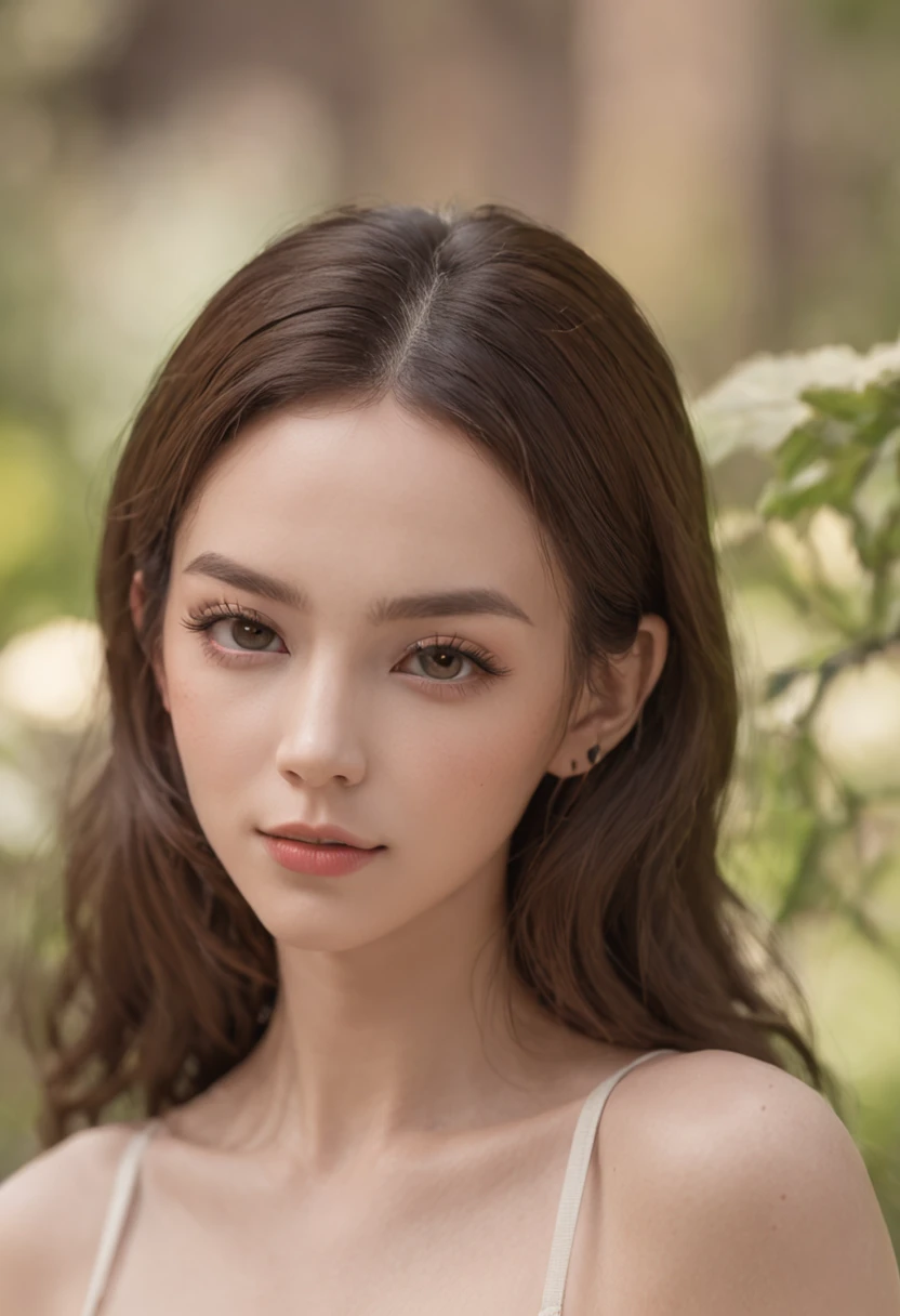 masutepiece, Best Quality, Illustration, Ultra-detailed, finely detail, hight resolution, 8K Wallpaper, Perfect dynamic composition, Beautiful detailed eyes, She is a bikini model, Natural lip color, Big breasts, Natural hair , lying on stomach, Full body naked , beach