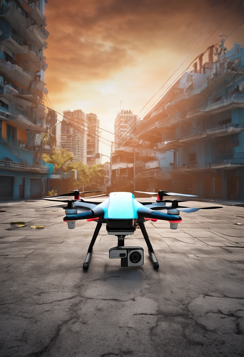 drone foguete de 1 metro de comprimento, capaz de sair da terra com hidrogenio