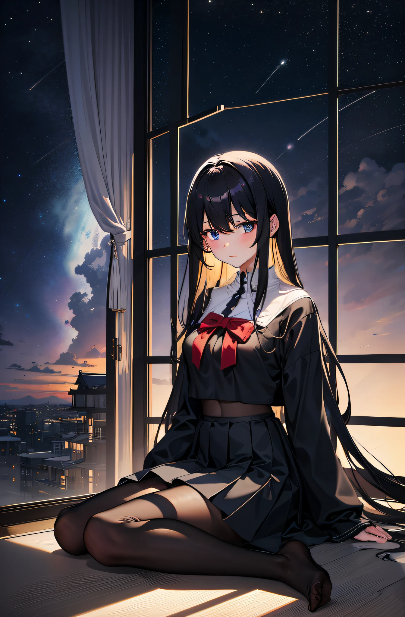 Remove clothes,Delete the top,Delete the skirt,Leave sexy lingerie,cropped shoulders,Bare chest,Bare buttocks,Snow-white skin,Dress revealingly,Raised sexy。