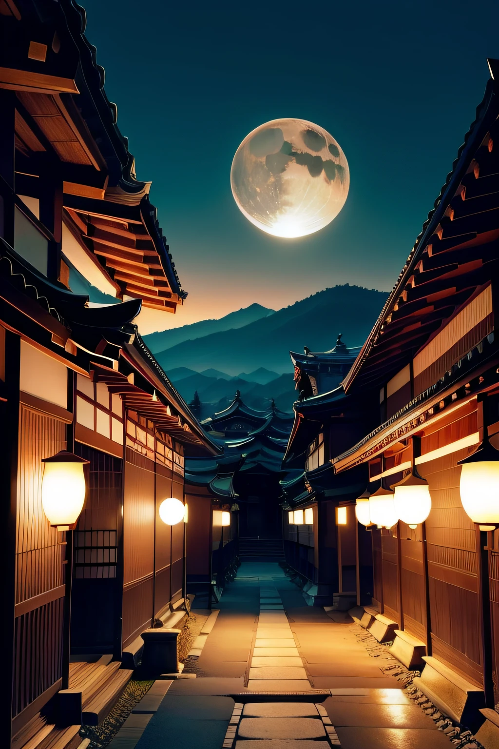 realisticlying shrines Um ser celestial jpn kyoto high-level image quality suns a moon landscapes nostalgia