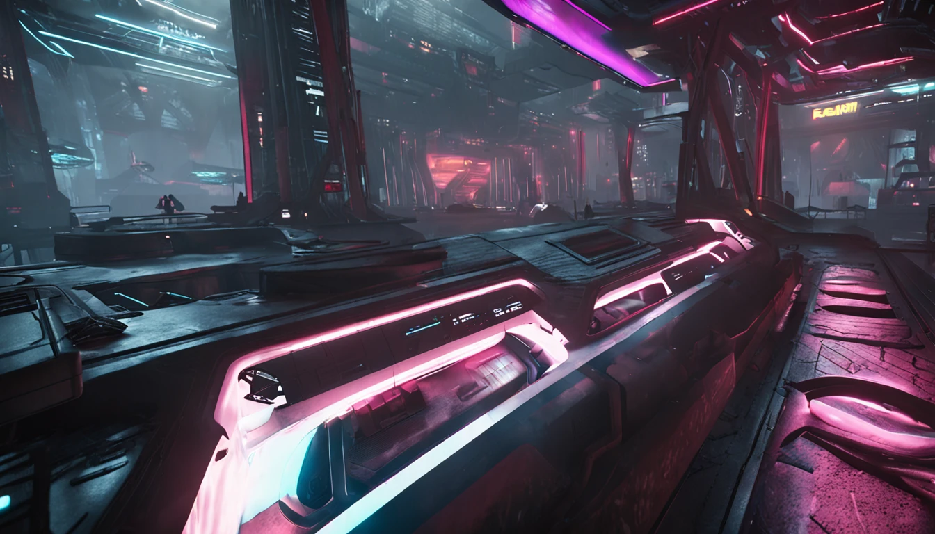 a concept art of a futuristic sci fi Bladerunner city, beautiful realistic atmosphere, environment, people, detailed, realistic, concept art, unreal engine 5, structure, sci-fi, urban, ray tracing, CGI, perfect visuals, lighting, smooth, movie, screen-space reflections, ambient occlusion, scenes, aesthetics, bloom, shadows, perfectly drawn, building textures, cinematic, sharp edges, hdr effect, 3d building models, blender 3d, asset library, Computer graphics software, artstation, realism, stores, business, busy