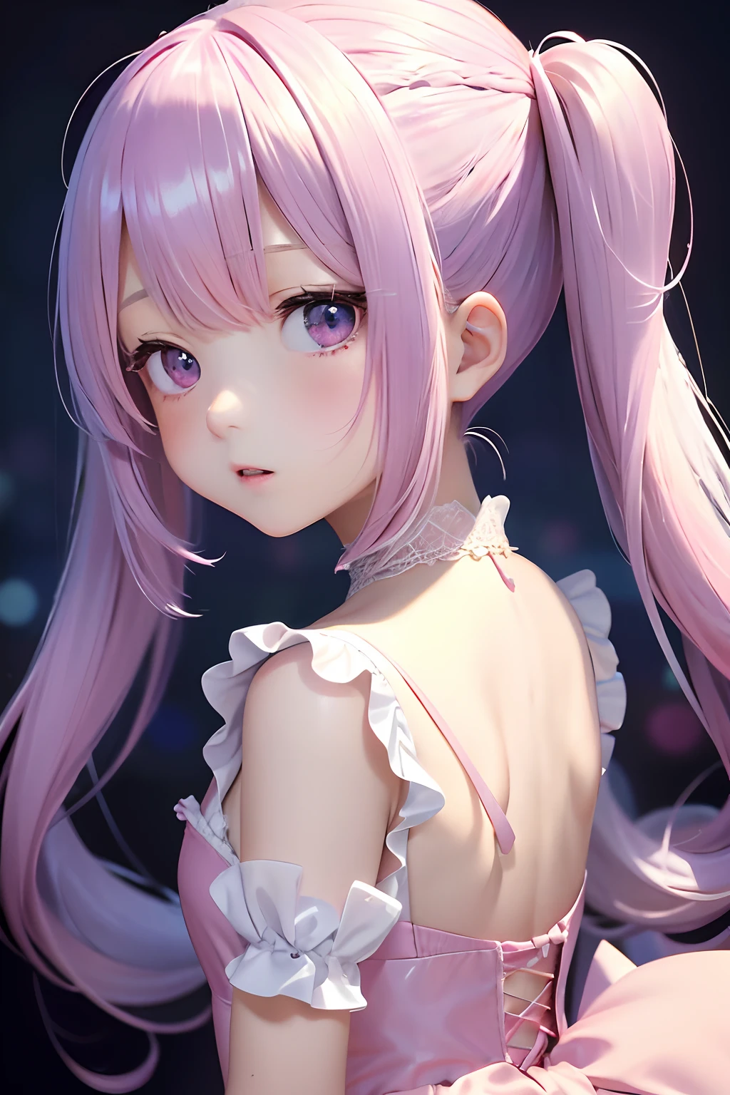 23
(pink back ground)(a very delicate and beautiful)、(Pink sky)(a very delicate and beautiful)、(Toys)(Gamine)(a blue dress)、(Pink background)(fluffy hair)、(dynamic ungle、portlate)、(Blue hair)、((Pink background))、Glowing snow-white skin、depth of fields、、、Untidy hair、(kirakira)、(1 persons)、Cute little girl s、