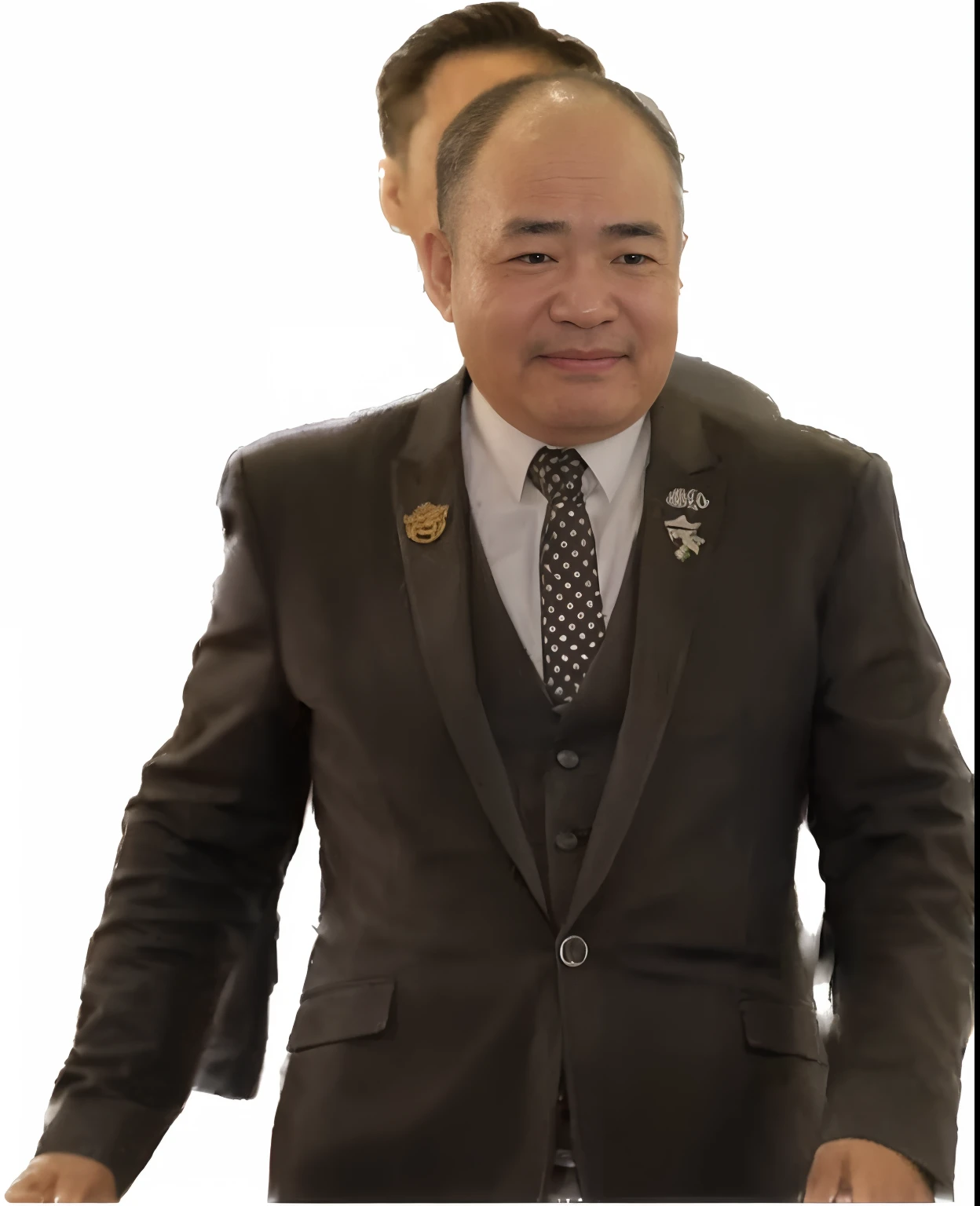 Image of a man in a suit and tie walking Alaferd, thawan duchanee, nivanh chanthara, bao pham, kimura, hiroya oku, taken in the early 2020s, masahiro ito, takumi fujiwara, he is wearing a suit, president, ken ishikawa, wearing a black noble suit