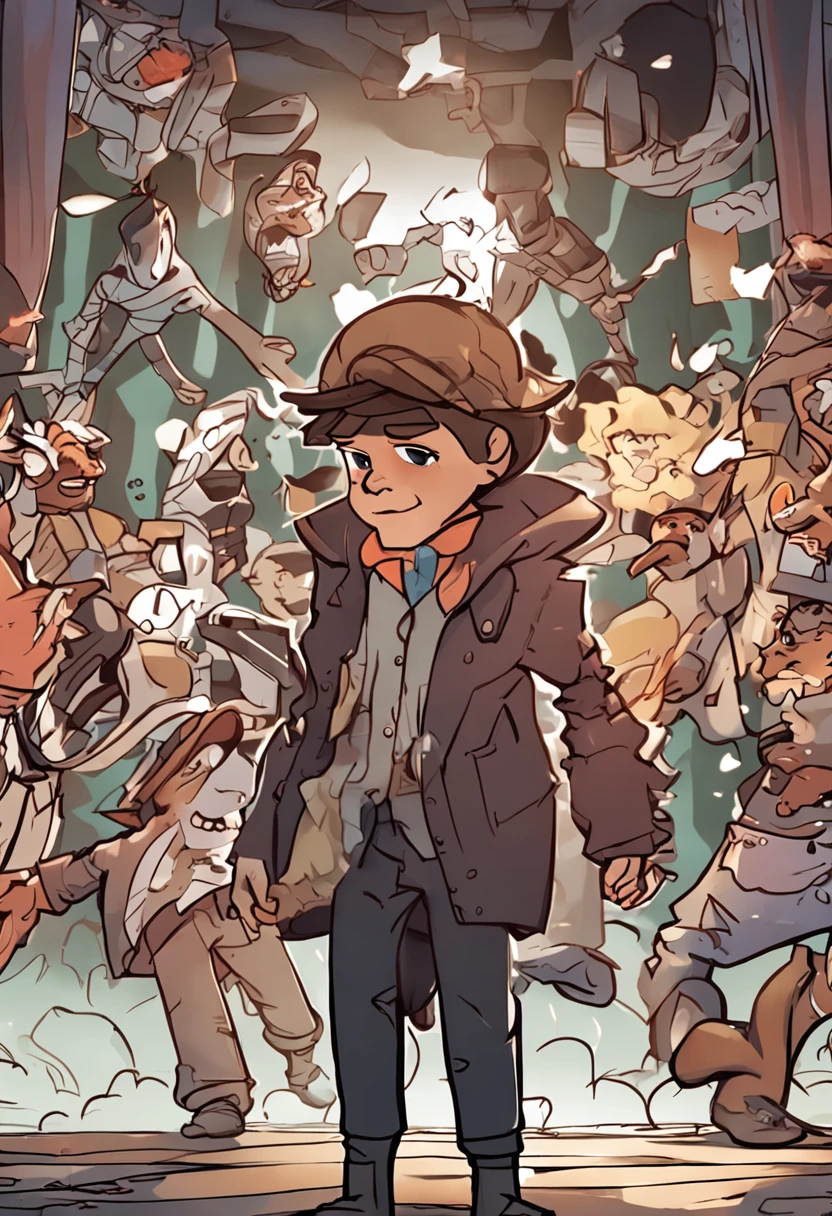 um personagem cartonn para uma historia infntil