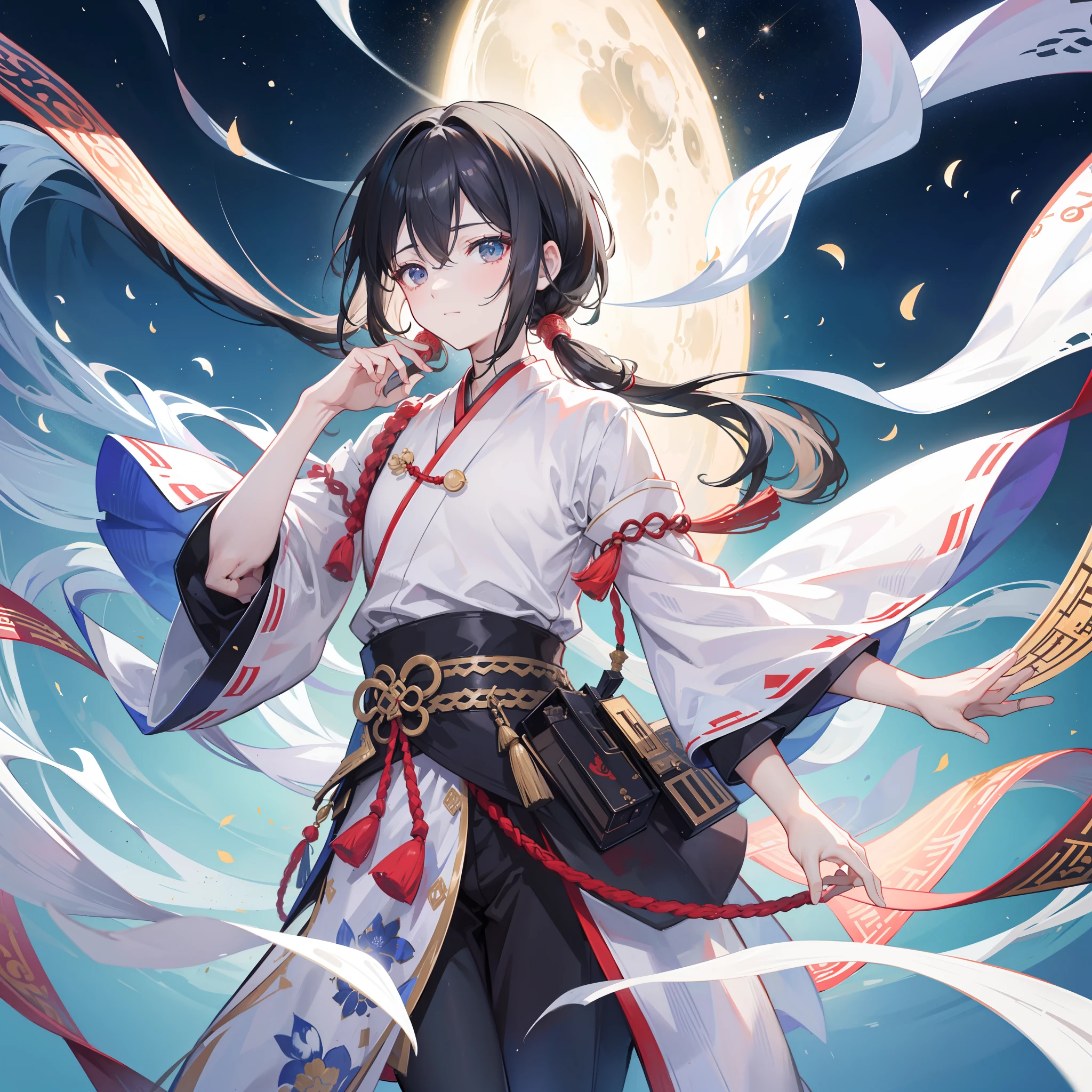 Hanfu,Libido boy,Young Taoist,with short black hair,(RAW photos,best qualtiy),(realisticlying,photograph realistic:1.3),best qualtiy,highly detailed,tmasterpiece,Hyper-detailing,illustratio,1boys,full bodyesbian,Standing motion,dynamic angle,Masterpiece Theatre of the World,Messy_Long_Hair,best qualtiy,extremely detailed CG unity 8k wal,ink,astounding,cinmatic lighting,lens_flare,,dunhuang_Style