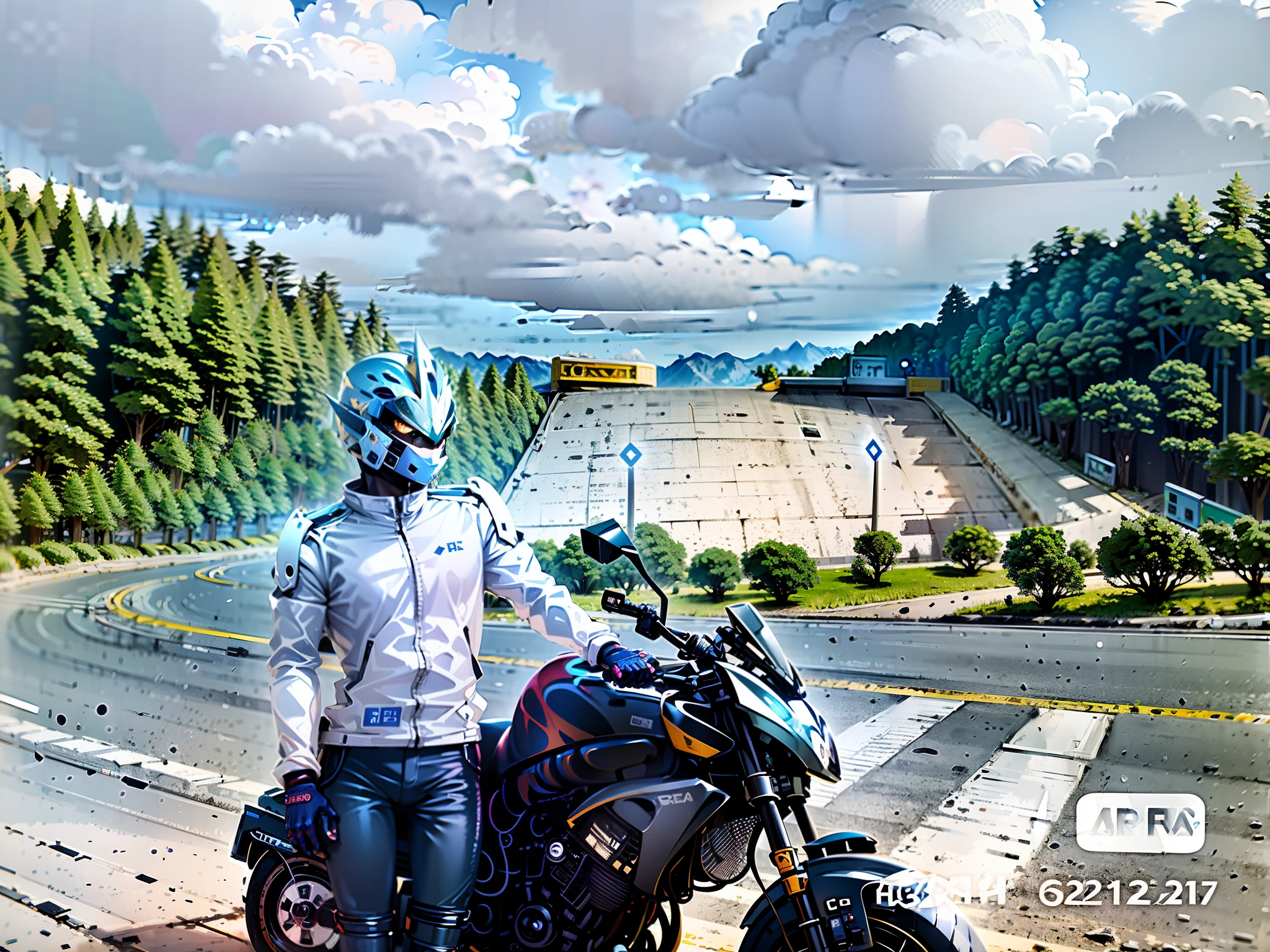 arafed man in a helmet and protective gear on a motorcycle, point of view of visor wearer, helmet on face, wearing helmet, reflection of phone in visor, wearing a round helmet, beautiful blue armet helmet, wearing a helmet, motorcycle helmet, holding helmet, helmet visor smashed, snout under visor, without helmet, modern helmet