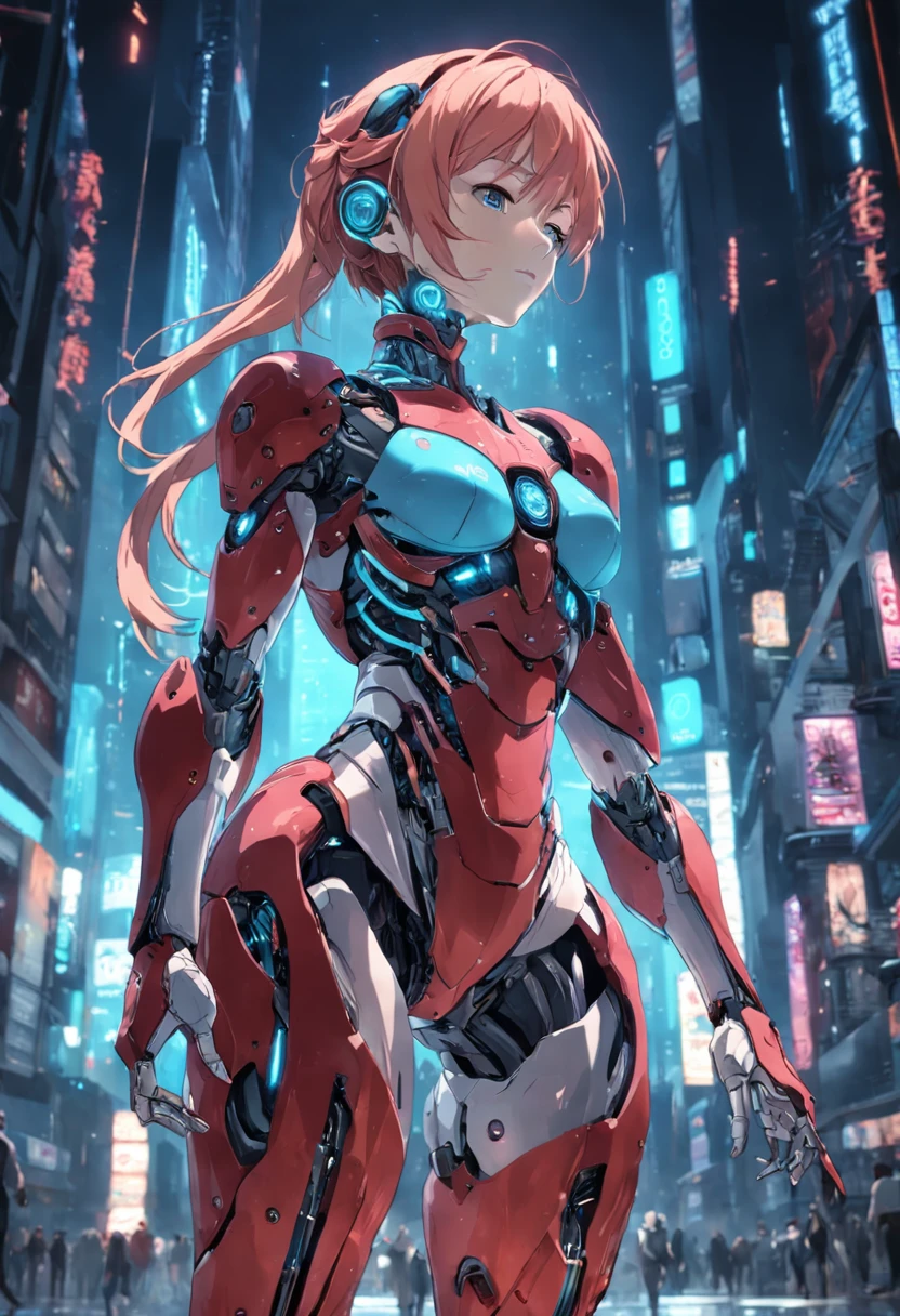 Exoskeleton mech,afofuturism,Gold and red theme style,offcial art,Unity 8k wallpaper,Hyper-detailing,Master masterpieces,,Best quality at best,A woman who is,(The is very detailed),(RAW photos,best qualtiy),(Realistis,realisticlying:1.3),High- sharpness,Open Your Mouth Lightly,Ultra detailed complex 3D rendering of the face,Mecha back,(highly detailedskin:1.2),),Beautiful Caucasian Woman,Soft breasts and fair skin ,Black color hair,eBlue eyes,long whitr hair,,dynamic angle,Mysterious expressions,fire glow effect,Fantasy background,edge lit,Side brightness,cinematric light,hyper HD,8K,filmgrain,Best shadow,light particules,detailed skin textures,Detailed jewel armor texture,detailed face with,with intricate detail,ultra - detailed,brightly,sturdy,Silver armor,,Slender abs, have glowing weaponecha shield,pole,(Beautiful huge mech crown with details)),shinning eyes,long cape,fanciful,,,,,(Realistis),3D, A beautiful cyberpunk female image,hdr(HighDynamicRange),Ray traching,NVIDIA RTX,Hyper-Resolution,Unreal 5,Subsurface scattering、PBR Texture、post-proces、Anisotropy Filtering、depth of fieldaximum definition and sharpnesany-Layer Textures、Albedo e mapas Speculares、Surface coloring、Accurate simulation octane rendering of light-material interactions、Two-colored light、largeaperture、Low ISO、White balance、the rule of thirds、8K raw data、blackstockings