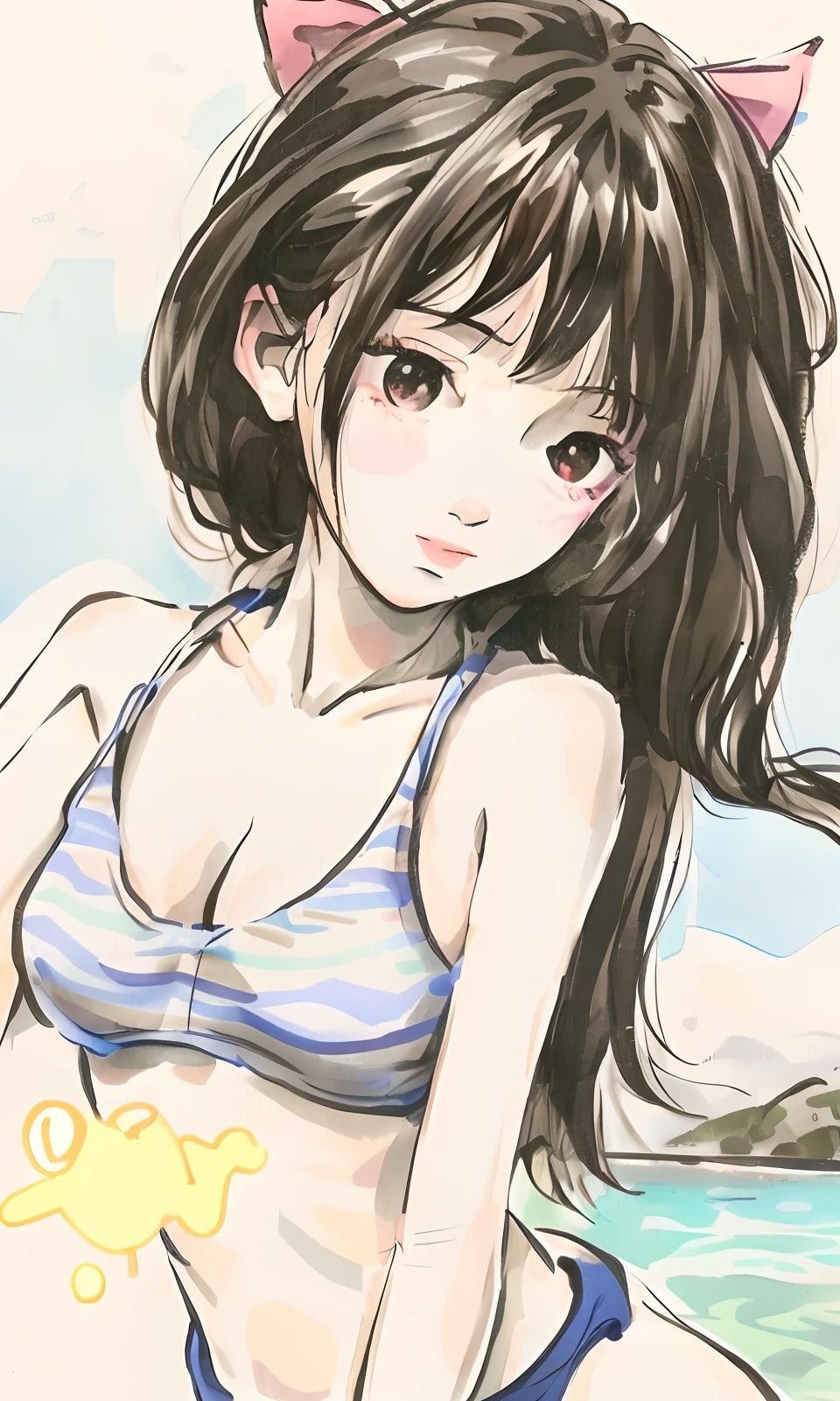 japanese girl in a bikini