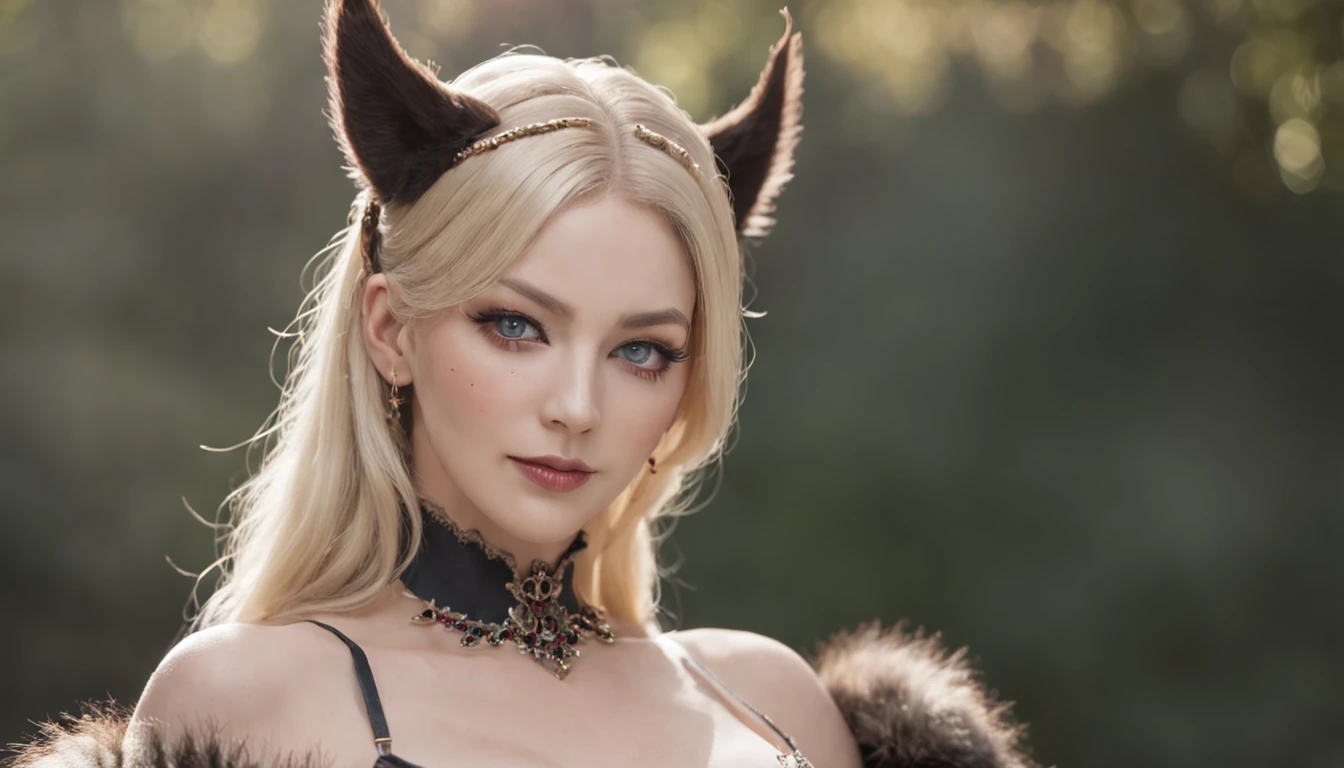 8K, film lighting, extremely detailed, best quality, blonde woman with long hair, naked, nsfw, doing erotic poses, looking horny