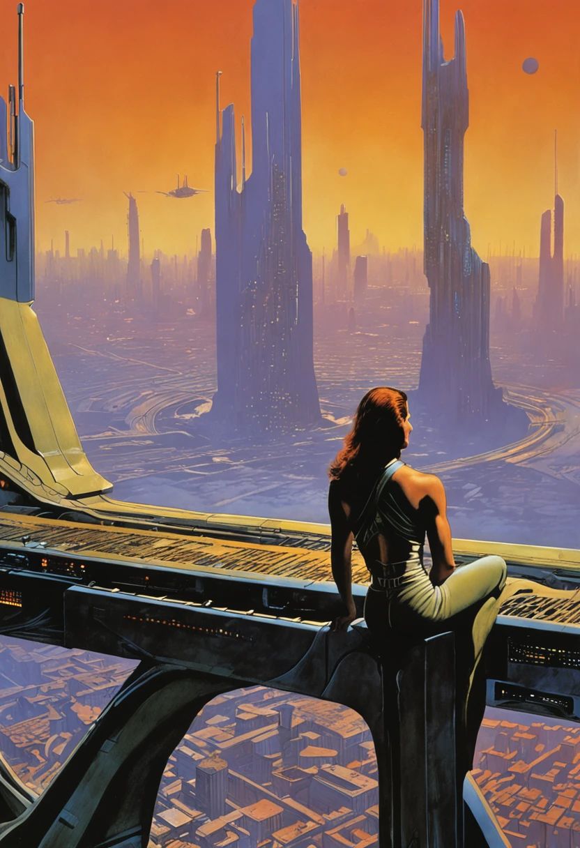 office in a skyscraper in a big city, cyborg woman sits in a luxurious chair and reads a book, Heavy men's boots, high quality, absurd, masterpiece, Beautiful, complex parts, 1/2 body trimmings, slender body, Beautiful figure, Magnificent Anatomy, (complex parts:1.12), HDR, (complex parts, hyper detail:1.15), (natural skin textures, hyperrealistic, soft light, spicy:1.2)