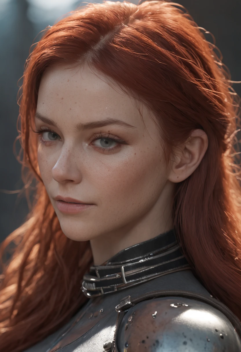 amazing beautiful background,epic movie poster ,professional photo portrait, from horizon zero down, real life photo, liveaction, on a top of a mountain, background for wallpaper, trending on artstation, unreal engine 5, beautiful clear natural lighting, professional lighting, dramatic lighting, FOV, depth of field, long red hair, ((Best quality)), blue eyes, ((masterpiece)), (detailed:1.4), 3D, an image of a beautiful cyberpunk female, long red hair, HDR (High Dynamic Range),Ray Tracing,NVIDIA RTX,Super-Resolution,Unreal 5,Subsurface scattering,PBR Texturing,Post-processing,Anisotropic Filtering,Depth-of-field,Maximum clarity and sharpness,Multi-layered textures,Albedo and Specular maps,Surface shading,Accurate simulation of light-material interaction,Perfect proportions,Octane Render,Two-tone lighting,Wide aperture,Low ISO,White balance,Rule of thirds,8K RAW