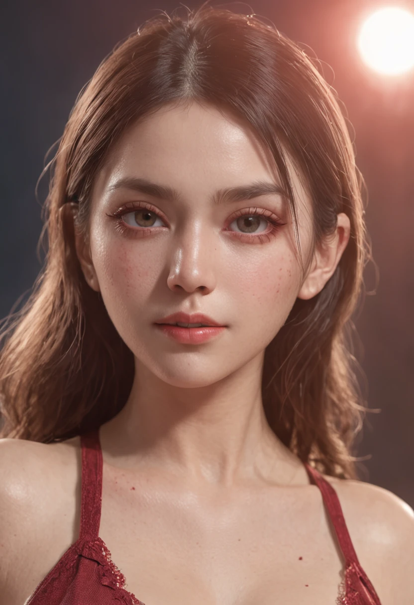 (1girll:1.5), Solo, (((Very detailed face)))), ((Very detailed eyes and face)))), Beautiful detail eyes, Body parts__, offcial art, Unified 8k wallpaper, Super detailed, Beautiful and beautiful, Beautiful, Masterpiece, Best quality, Original, Masterpiece, ultra fine photos, Best quality, Super high resolution, Realistic realism, Sunlight, Full body portrait, Amazing beauty, Dynamic pose, Delicate face, Vibrant eyes, (From the front), She wears a torn Supergirl short skirt suit, Red and blue color scheme, hide, Very detailed city roof background, Rooftop, Overlooking the city, Detailed face, detailed complex busy background, Messy, Gorgeous, Milky white, Highly detailed skin, Realistic skin details, Visible pores, Clear focus, volume fog, 8K  UHD, Digital SLR, High quality, filmgrain, Fair skin, Photo realism, DL, futuristic dystopian megalopolis, Translucent