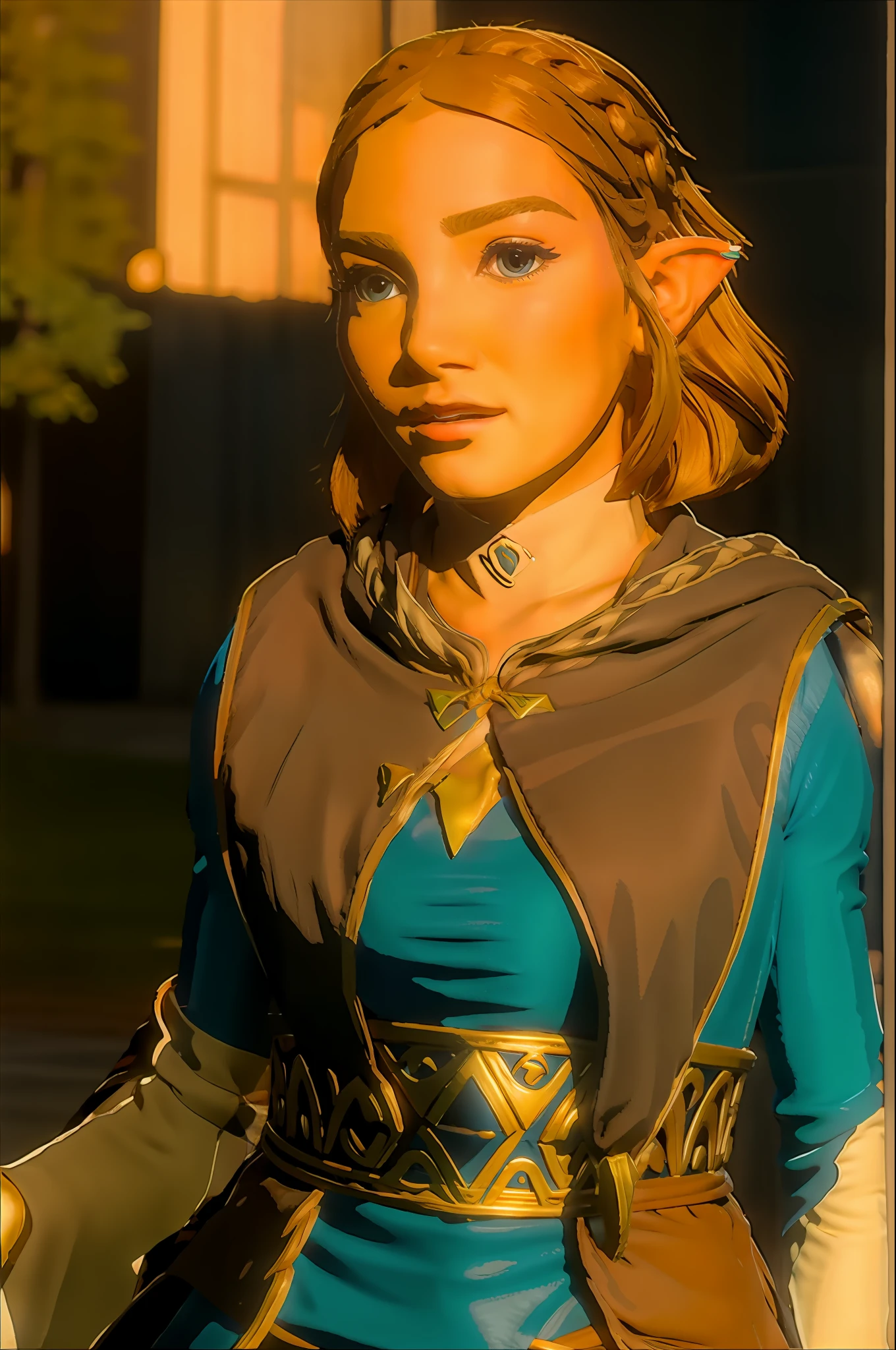 zelda\(princess\) coffiendtly posing as a rapper