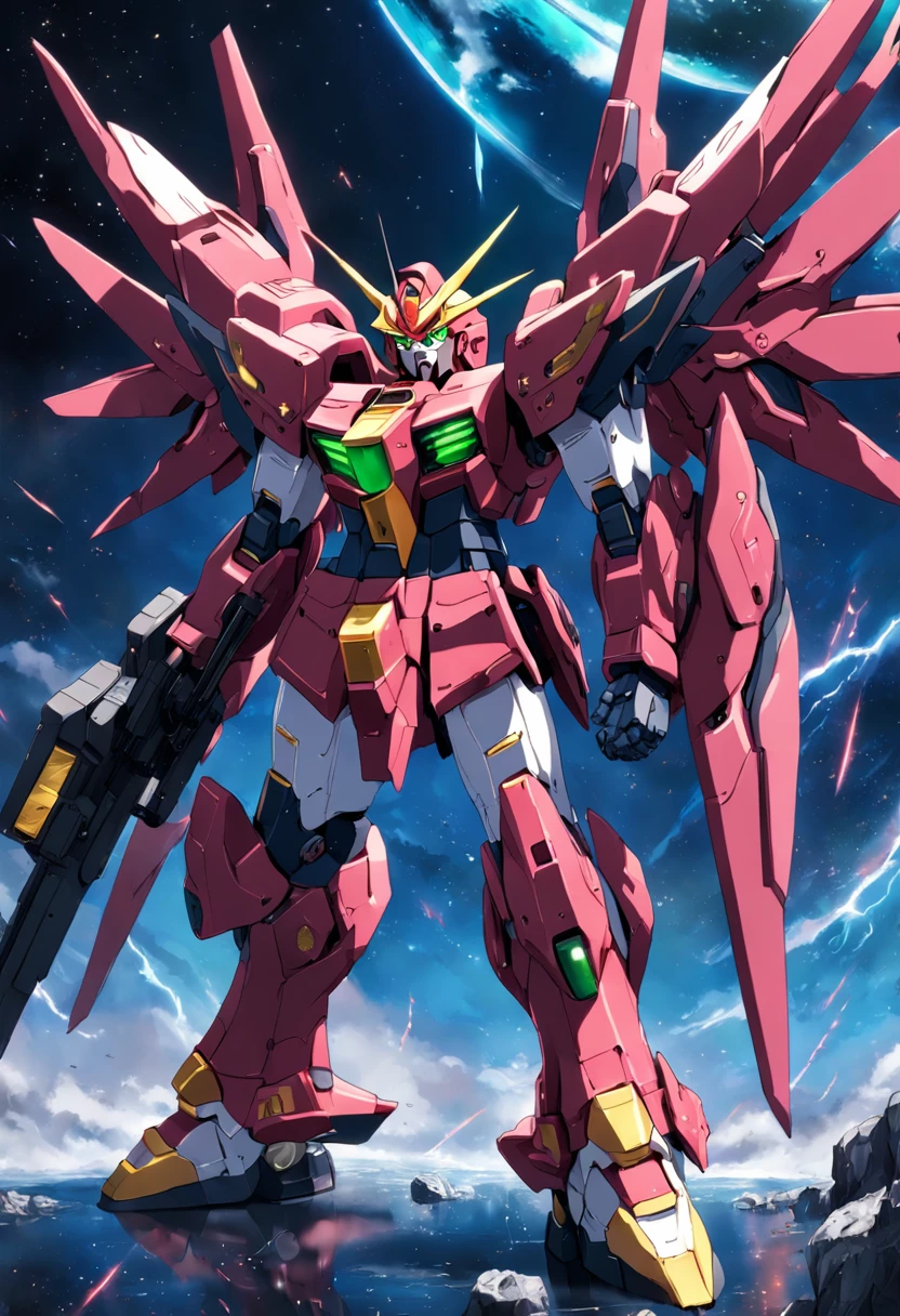 Gundam Epyon fused with Gundam Heavy arms