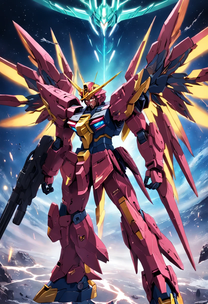 Gundam Epyon fused with Gundam Heavy arms