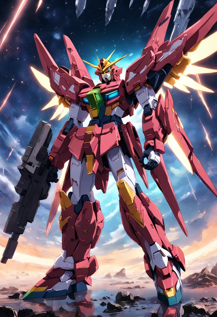 Gundam Epyon fused with Gundam Heavy arms