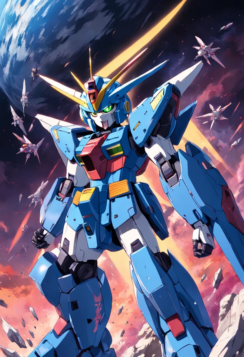 A gundam based on megaman
