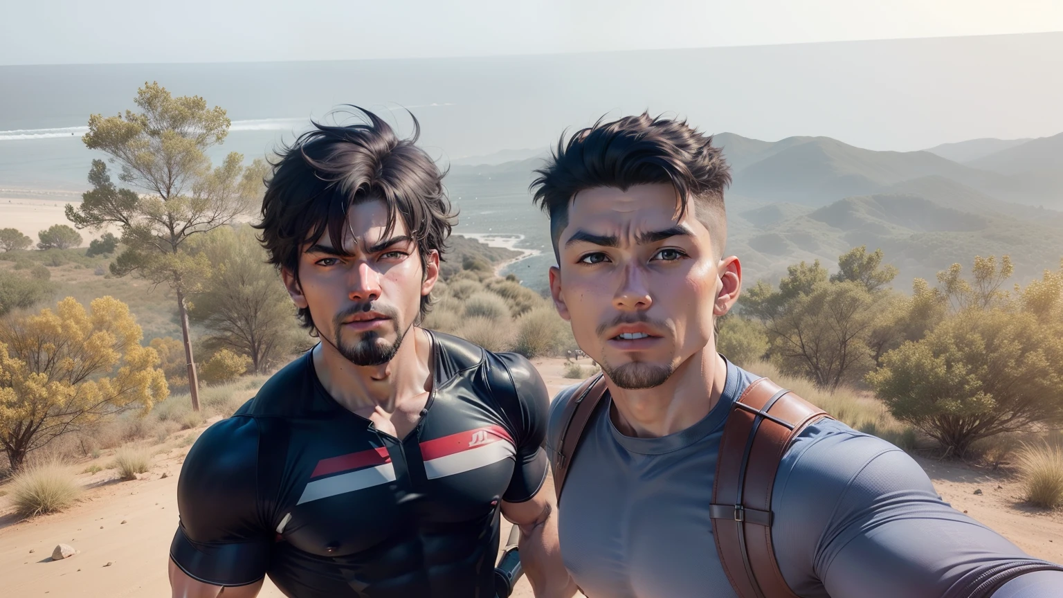 Turn them into cool anime characters with muscles