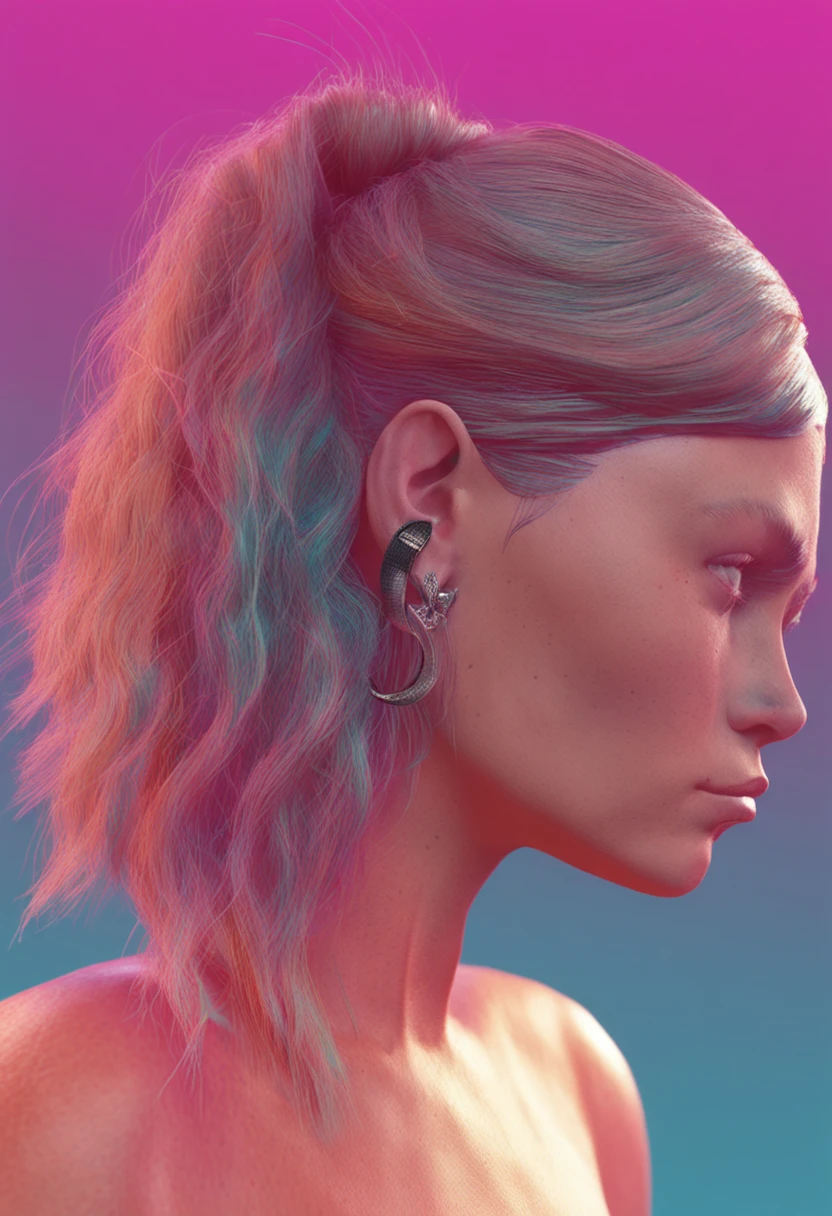 hair bobbles, longeyelashes, solid circle eyes, drop shadow, anaglyph, tachi-e, pov, atmospheric perspective, 8k, super detail, ccurate
