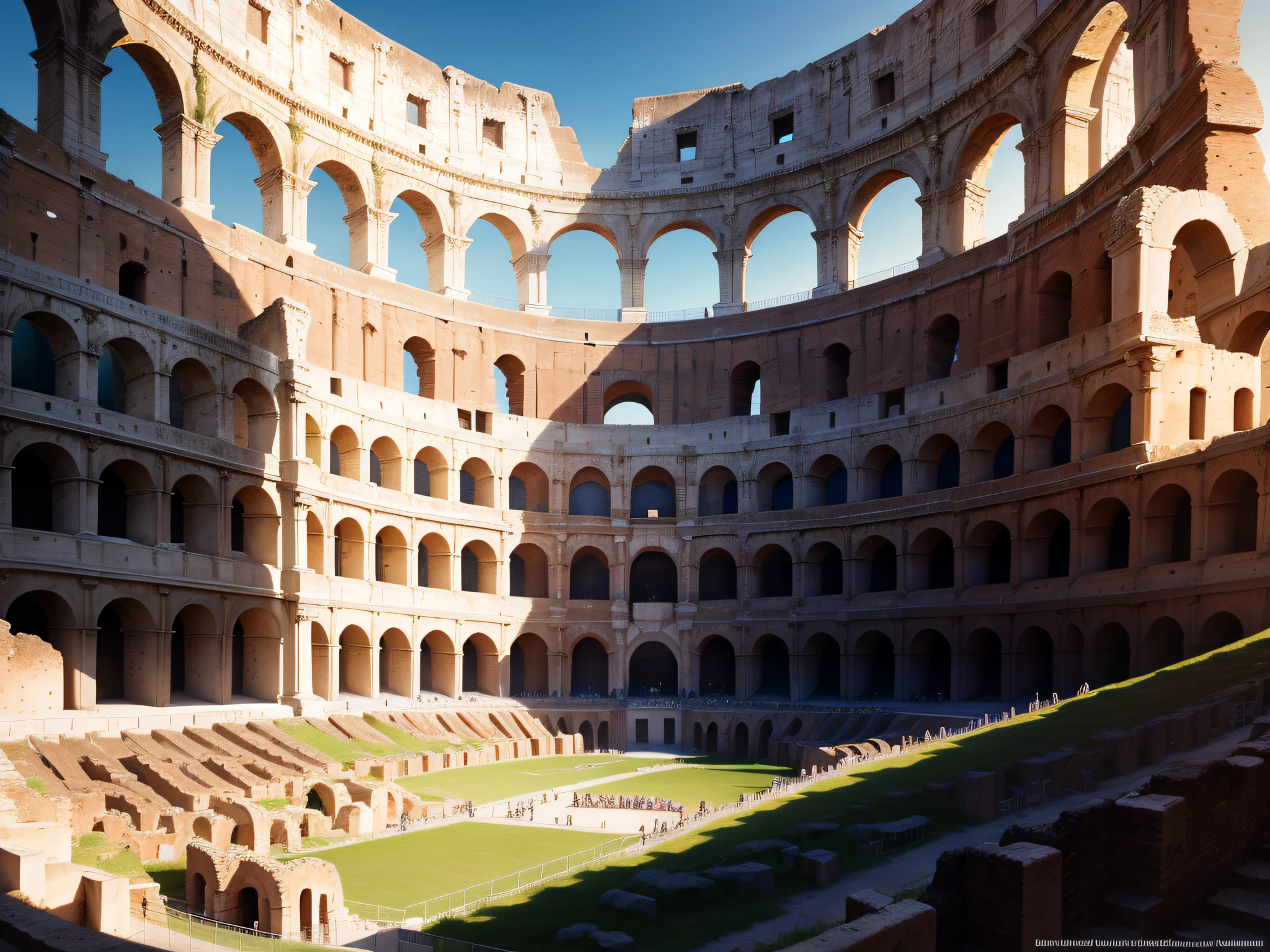 Colosseum, Rome, Italy: The ancient Roman amphitheater is a testament to the grandeur of the Roman Empire and draws countless visitors interested in history and architecture.