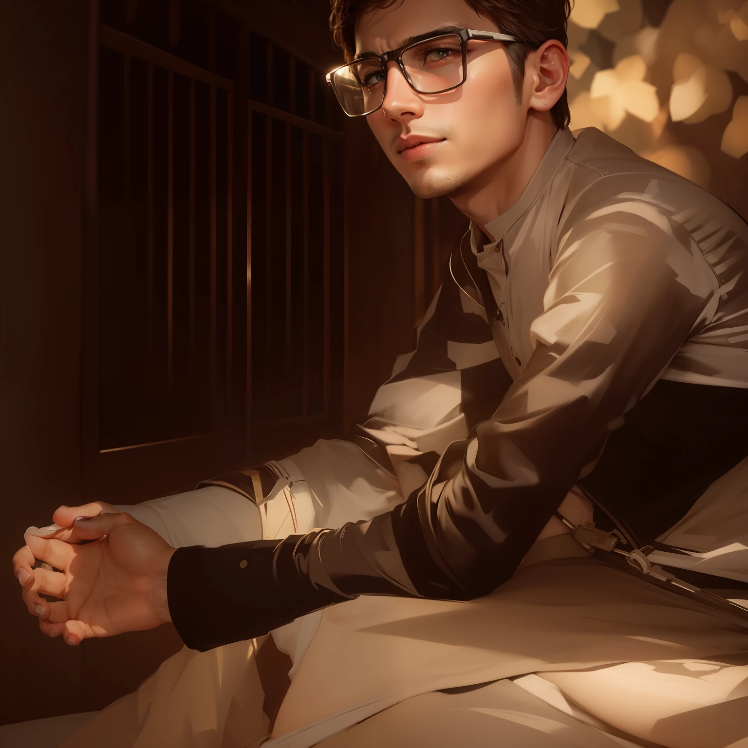 Change background. Handsome boy.