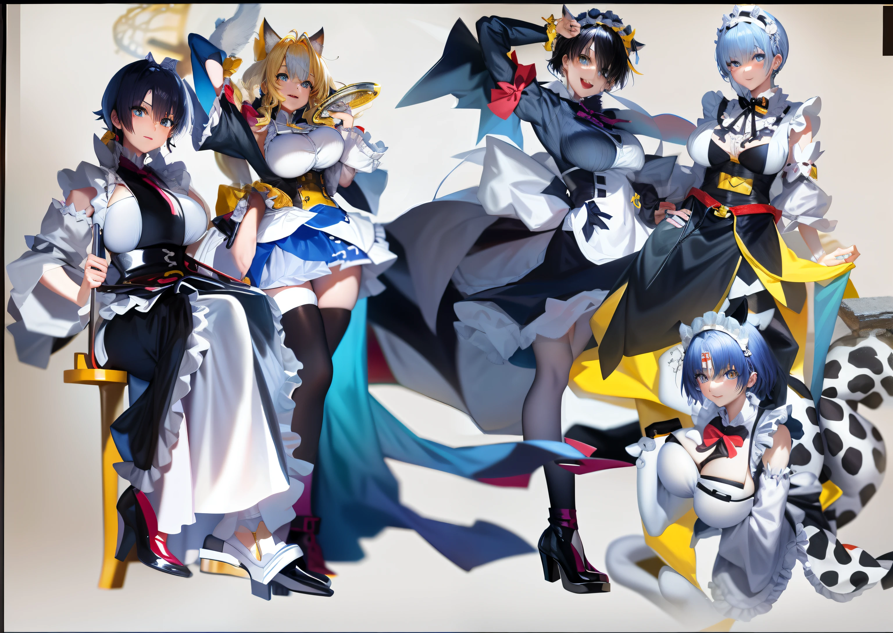 Anime characters and octopuses lying on the ground, 2d anime, Clamp, anime big breast, clamp style, :14 80s anime style, anime”, 8K!, anime big breast!!!!, anime big breast!!!,ember! ! dress, anime big breast!!, Magical world, anime big breast!!!!!!!!!!!!!!!, anime big breast!, highschool dxd