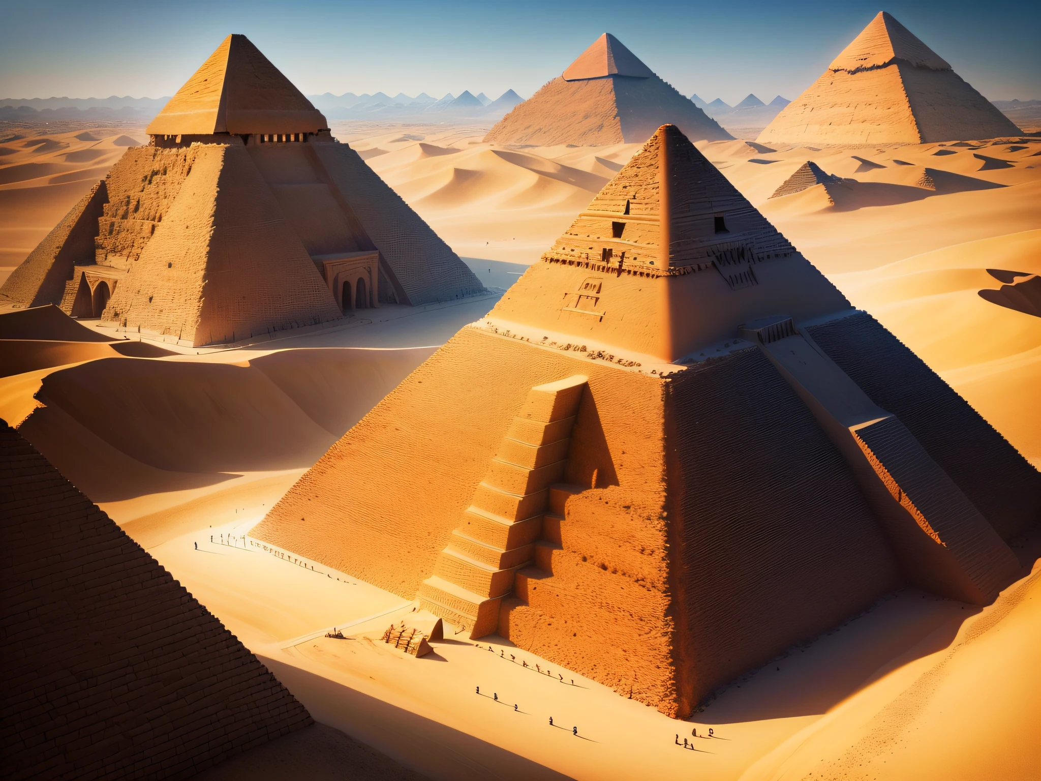Pyramids of Giza, Egypt: The ancient pyramids, including the Great Pyramid of Giza, are awe-inspiring structures that have fascinated travelers for centuries.