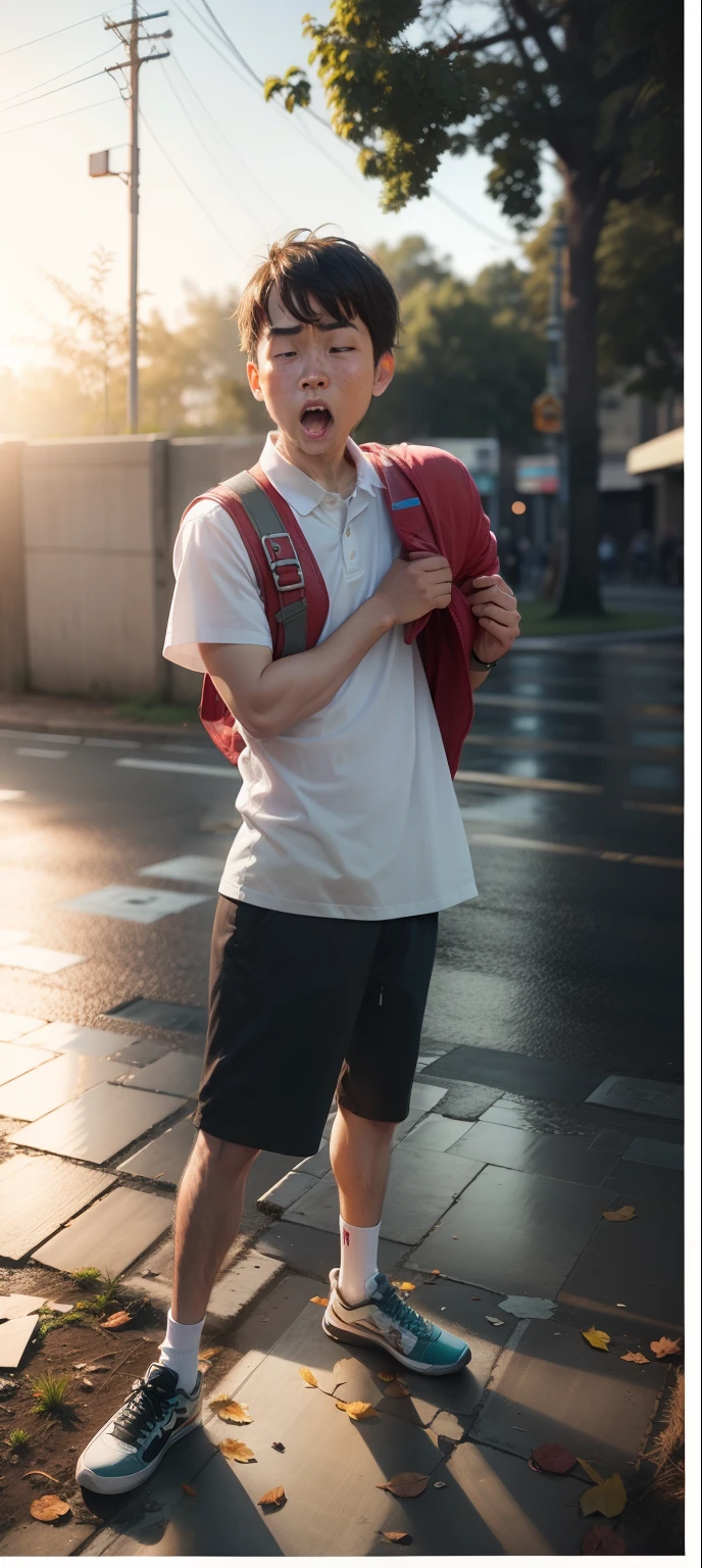 Change background funny photo