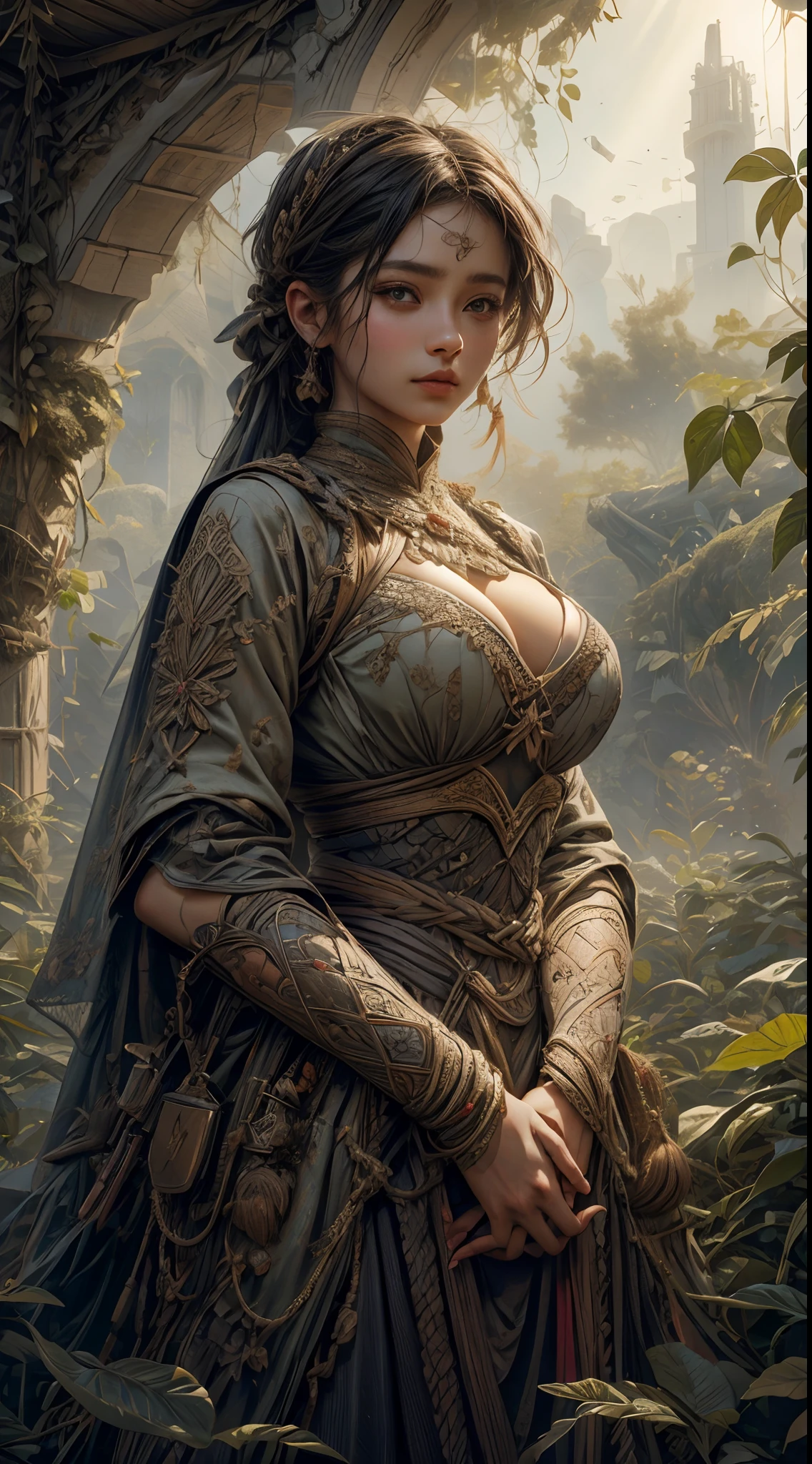 A realistic image of an Afghanistan,girl that is natural, bright, realistic, big breasts., depth of field, god rays, multiple views, modern, UHD, textured skin, high details, best quality, anatomically correct,,,,3d,,8k,,