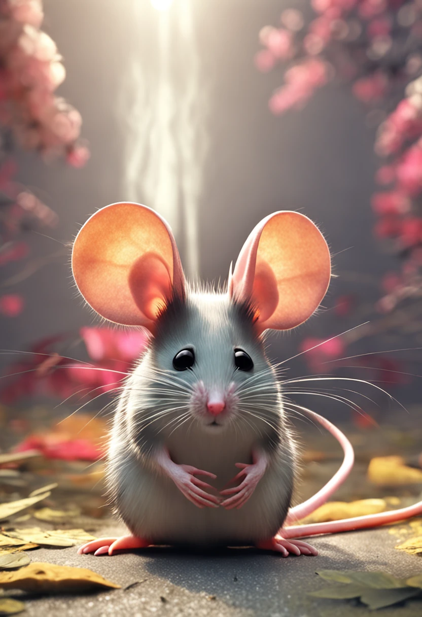 mouse,Ni Chuanjing,illustration,adolable