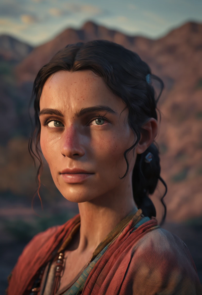 A realistic image of an  Afghanistan,girl that is natural, bright, realistic, big breasts., depth of field, god rays, multiple views, modern, UHD, textured skin, high details, best quality, anatomically correct,,,,3d,,8k,,