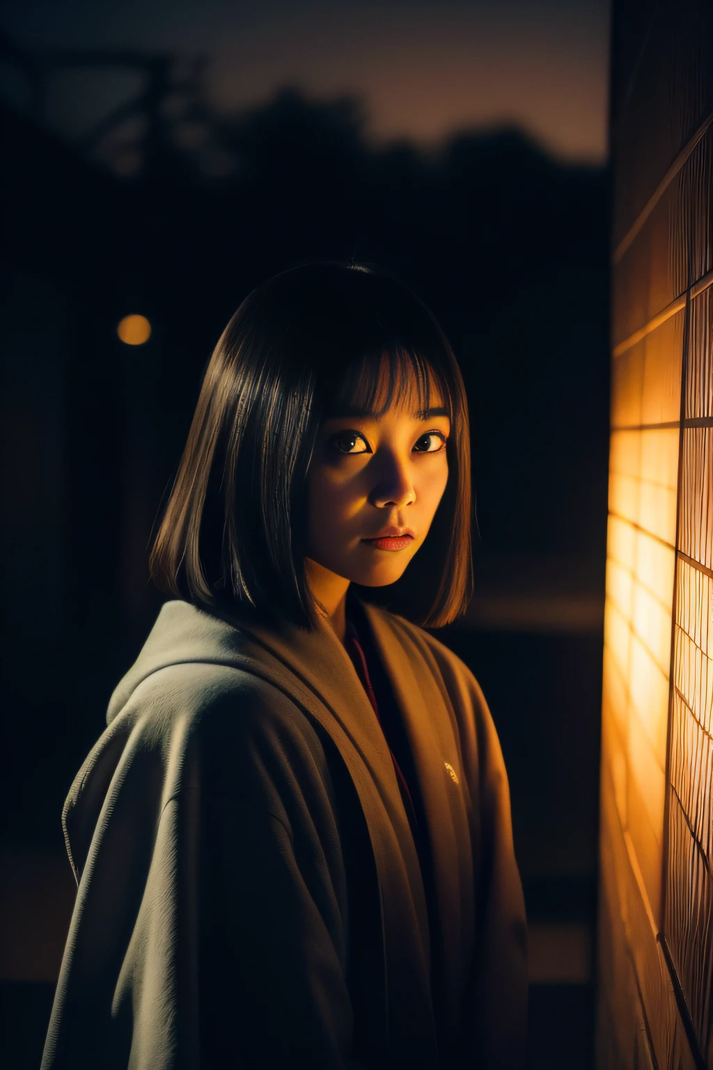(masterpiece、high-level image quality、hightquality)、(The ghost of a young beauty)、Female Ghost Story,(Japan Ghost Story、Spirit、Psychic phenomena)、Stray Spirits、Amazing beauty、爆乳、Excellent style、Mind-boggling images、She looks like a model actress in Japan.Glossy、full body Esbian、Release cold air、Chill、 Beauty Yokai、dimmed lights.lantern、canny、vhorrified、Japanese houses、Darkness of the night、((fiction、Horror Pictures、ghosts、aura、Psychic Photography))、Sadako and Yotsuya's ghost story is bad、(Earthbound Spirit、The spirit of resentment、Color Spirits),Cemetery of Japan、Japan hell、(Kosuke Kindaichi's Suspense World),(The structure of the human body is accurate、Ghosts also have legs),(Think of life after death、Although the ghost stories of most ghost stories and horror works are fiction)、