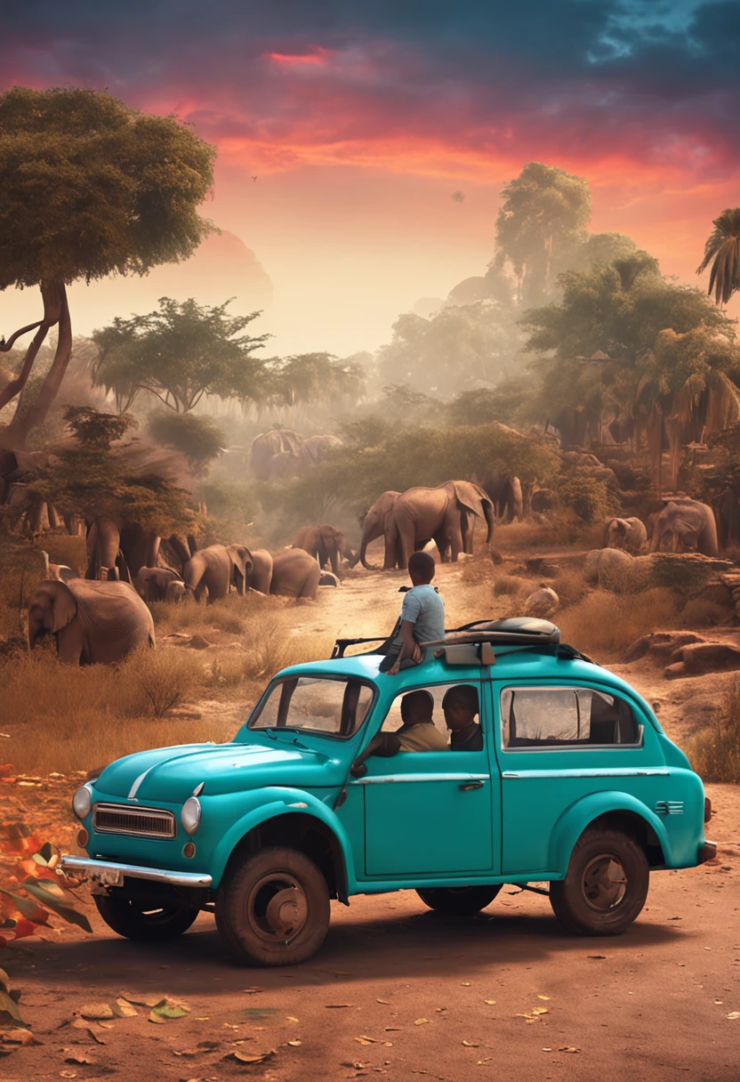 /imagine prompt: elephant in india:: anime::5 monet::3.2 --v 4