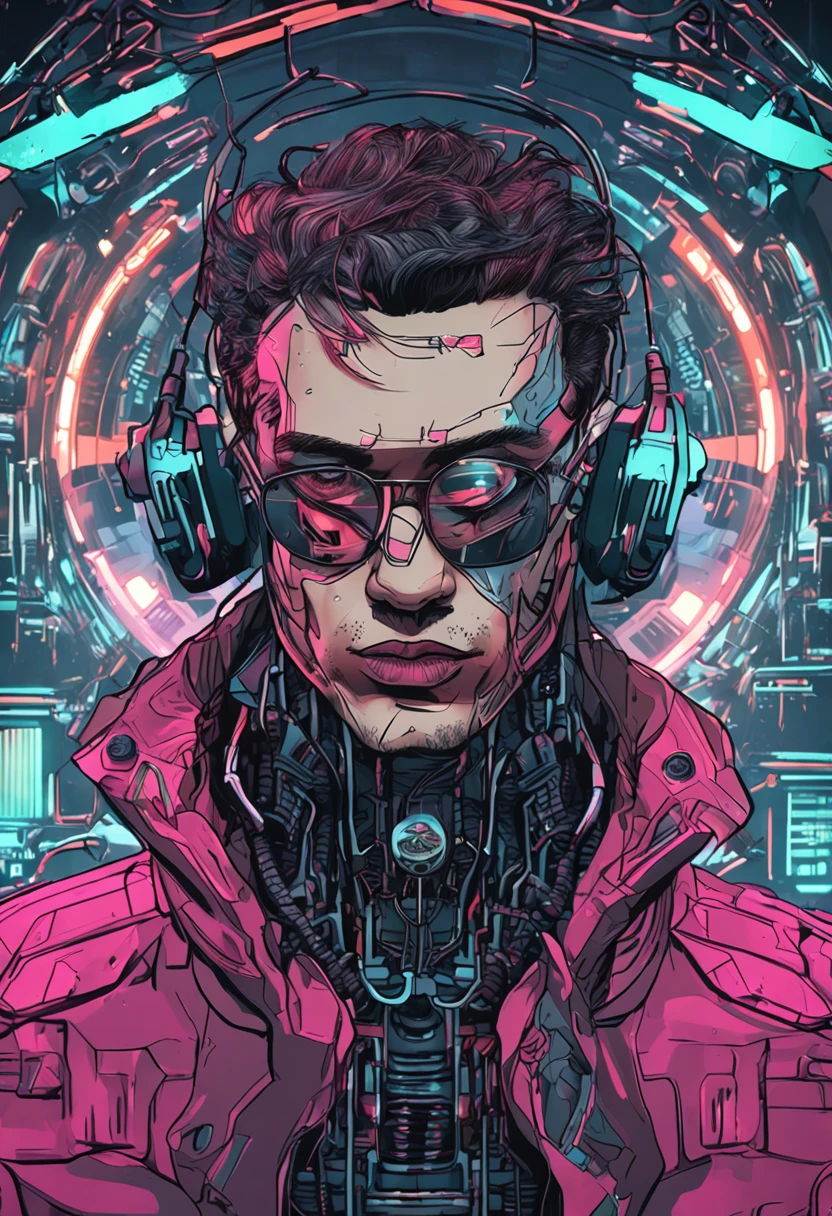 A closeup of a man with a futuristic head and a bright face, arte cyberpunk ultrarrealista 8k, estilo cyberpunk hiper-realista, estilo cyberpunk , hiper-realista, portrait of a cyberpunk machine, personagem cyberpunk, Velho cyberpunk, cara cyberpunk, estilo cyberpunk silenciado, estilo cyberpunk horror, arte digital cyberpunk, Retrato de um ciborgue cyberpunk, estilo de arte cyberpunk