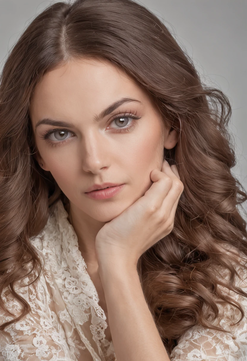 uomo, capelli in piega, sguardo calcolatore, abiti giovanili