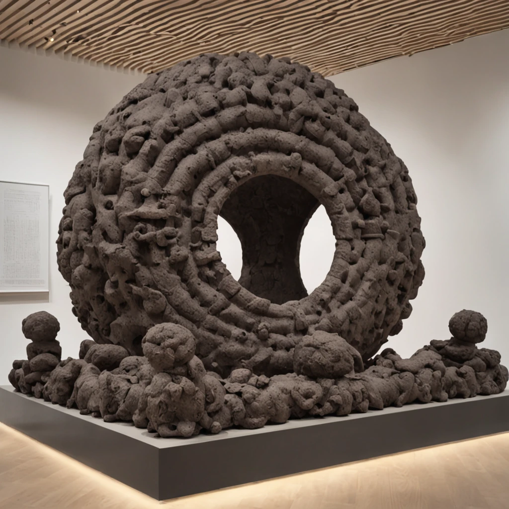 In the temple of knowledge, libraryai,Two huge sculptures stand out in the center of the room。First, Sculpture is the embodiment of idealism,Like a burning flame,flowy、Abstract and mysterious。The sculpture does not have a clear shape,It is like an invisible cloud,It's constantly changing,As if searching for its substance and meaning,Embodies the idealistic spiritual world。Another sculpture is a representative of materialism,Hard as a rock,Simple and robust,It seems to have been shaped by the Earth itself。Every detail is full of reality,It exudes reason and logic,It expresses the practicality and objectivity of materialism。These two sculptures,An action,There was silence,an abstract, A metaphor,It's like yin and yang in the universe,Reflect each other,Two basic human attitudes towards the search for knowledge and truth are revealed。