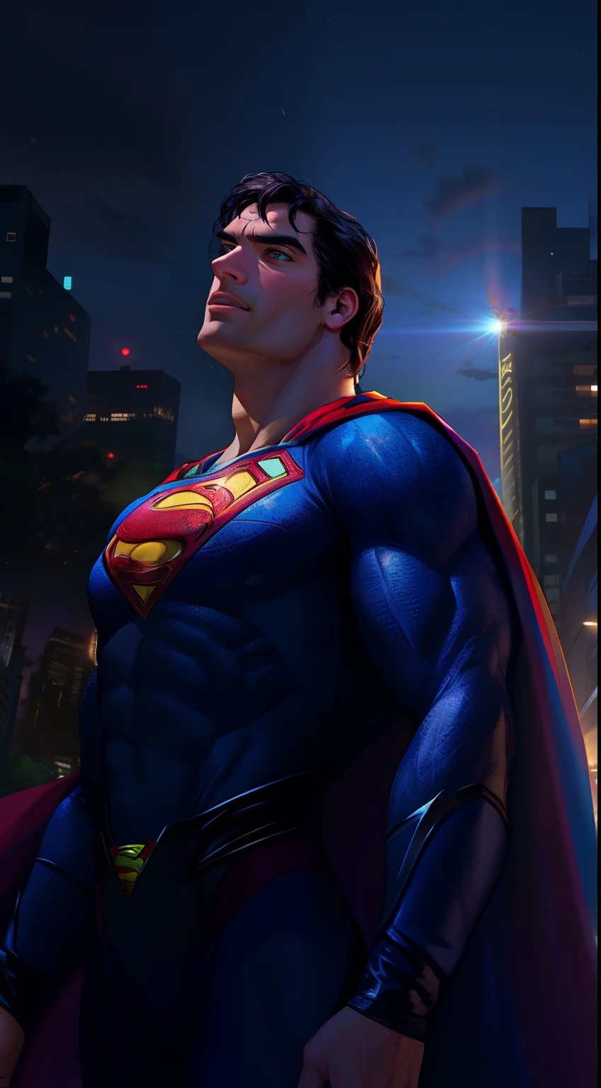 superman in a city at night, textless, superman, justin hartley as superman, superman pose, dwayne johnson as superman, herry cavill, tom hanks as superman, superman emerging from the sun, super high resolution, henry cavill!!!, nicholas cage as superman, henry cavill, krypton, henry cavill as batman, fan art, high res 8k, super high definition