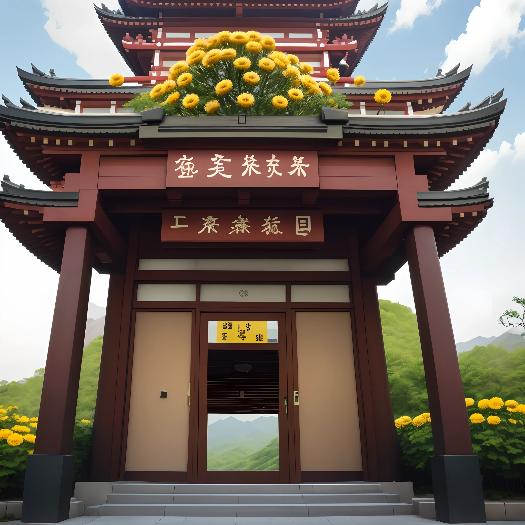 Under the eastern fence of the chrysanthemum, you can see the South Mountain leisurely