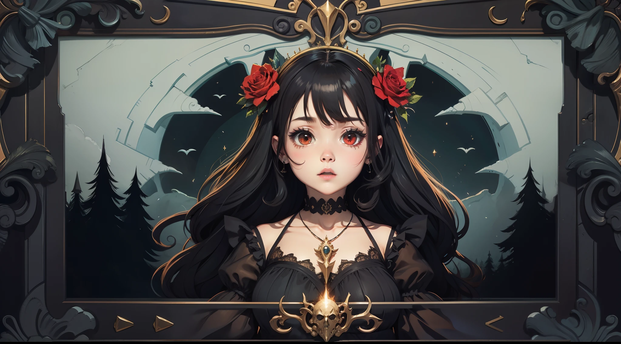 frame, horror, overlay twich