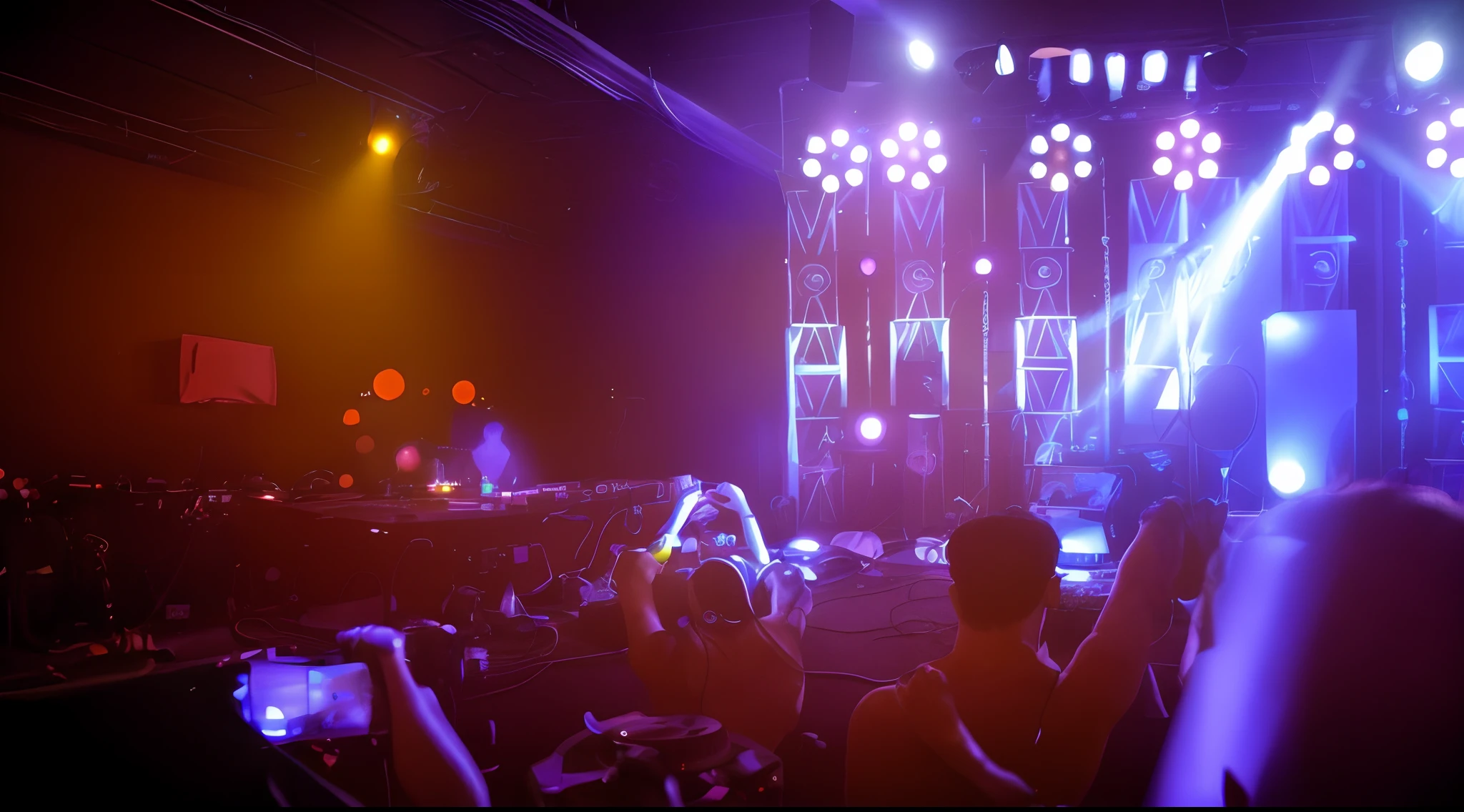 Double Dj setup (Night photo shoot, HD quality photo) Dj sarzen stup vs power music setup dj competition,