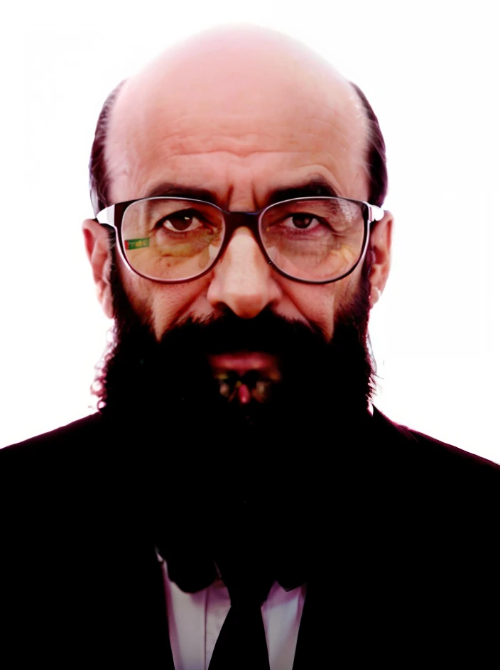 Man with beard and glasses wearing suit, Mahmud Barzanji, Gonzalo Fuenmayor, Koyaanisqatsi, Avram Glazer | |, Jean Deville, em 1 9 9 5, ignacio fernandez rios, em 1 9 8 5, Ignacio Rios, Pablo Hurtado de Mendoza,Dr. Eneias Ram,in aesthetic pose with the presidential sash of Brazil and the palace of the Planalto Palace, in Brasilia, como pano de fundo,careca e com a barba grande e preta e meio velho,with characteristics of the federal deputy of Brazil