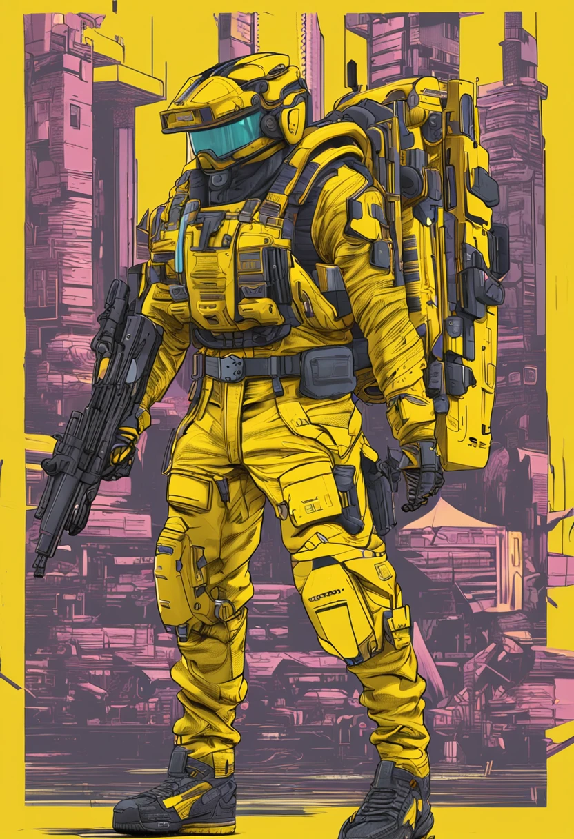 "(Product photography:1.2) featuring a (1.1x vibrant yellow) single sneaker with a (1.1x sleek cyberpunk) style."