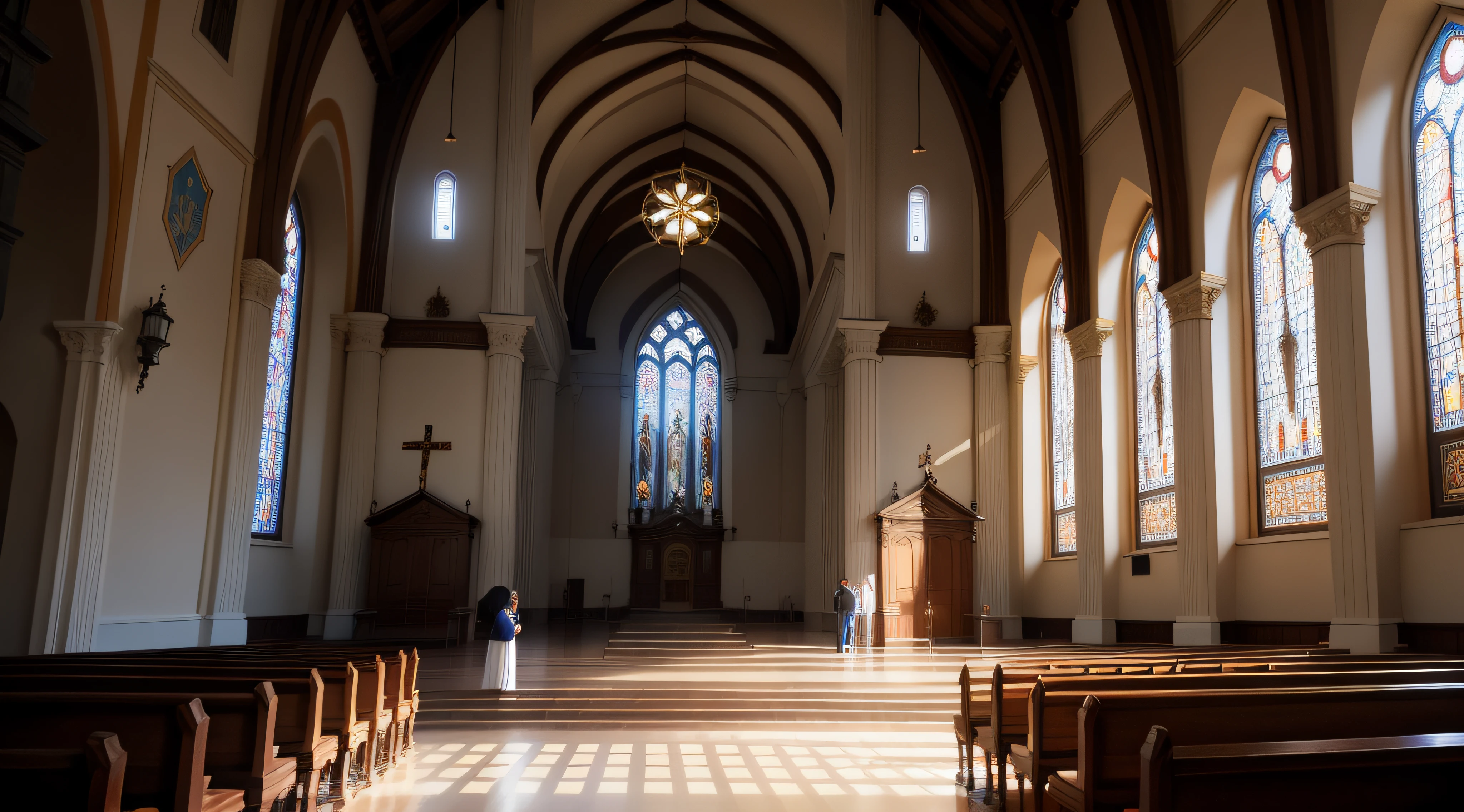 igreja bonita, cristianismo, hopeful, dramatic