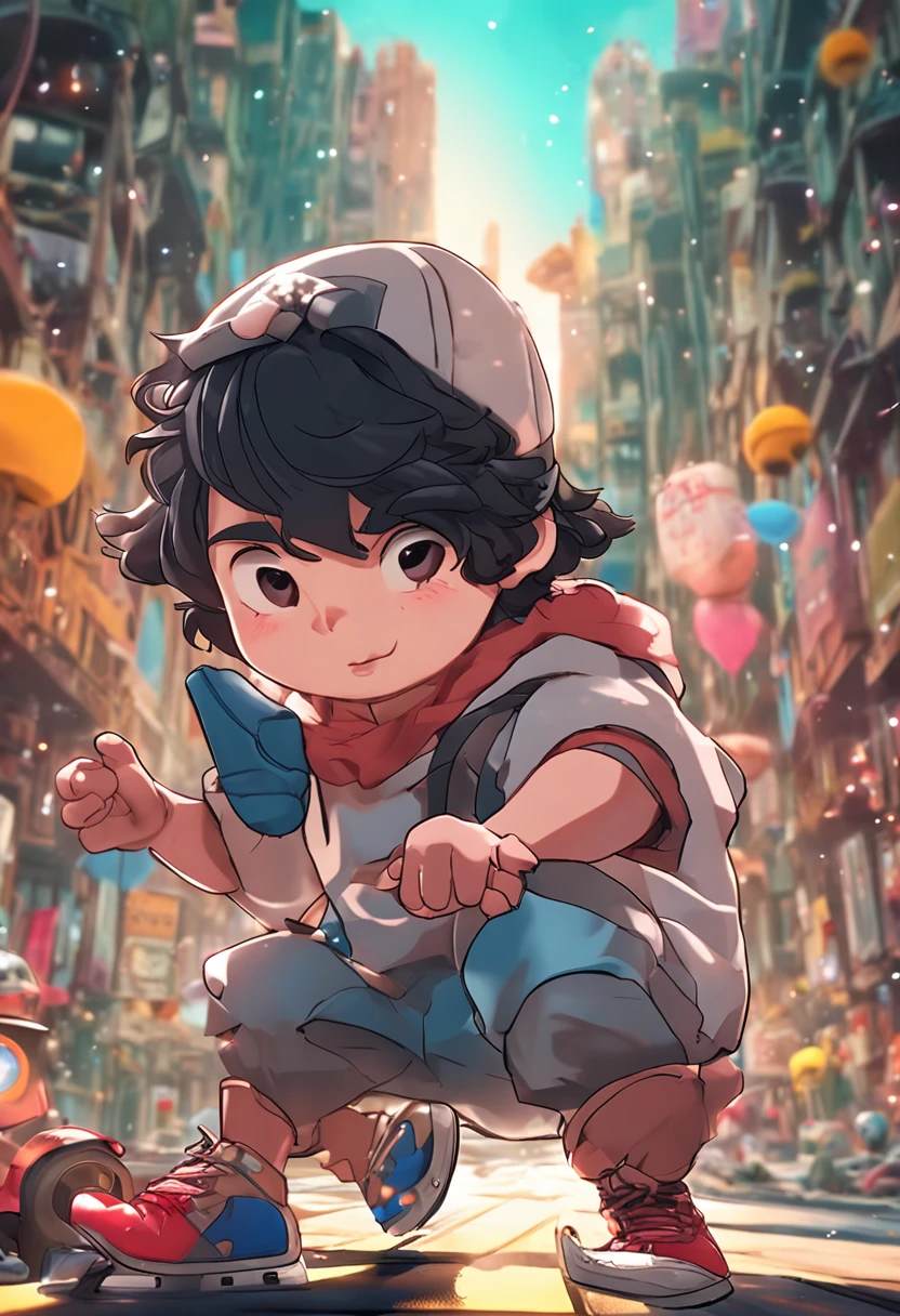 (Ultra photo realsisim, Highest image quality) Animated cartoons | Pai Big Star character。