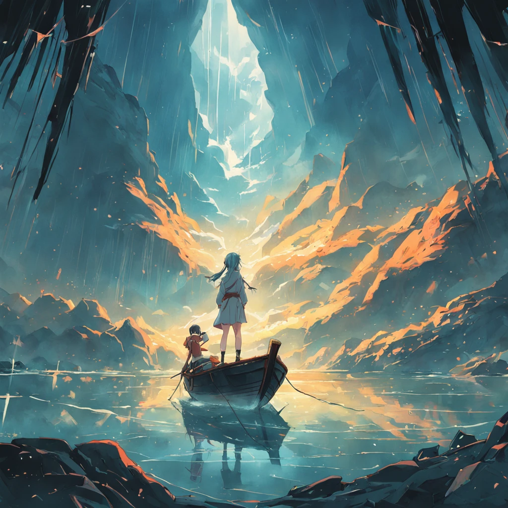The light boat has crossed the Ten Thousand Heavy Mountains